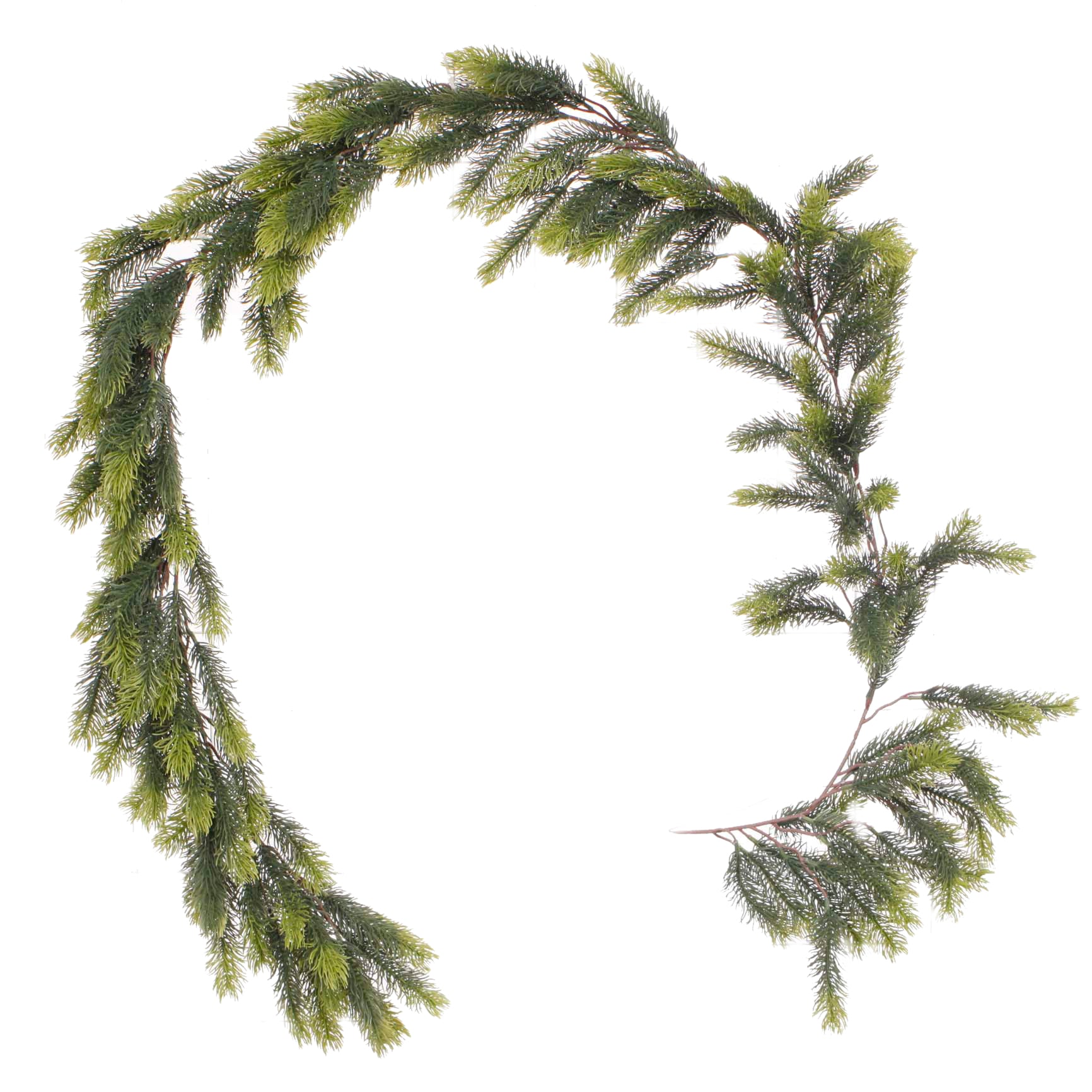 185cm Norfolk Pine Garland, Decor for Mantle, Fireplace, Table, Christmas Decorations Indoor Outdoor