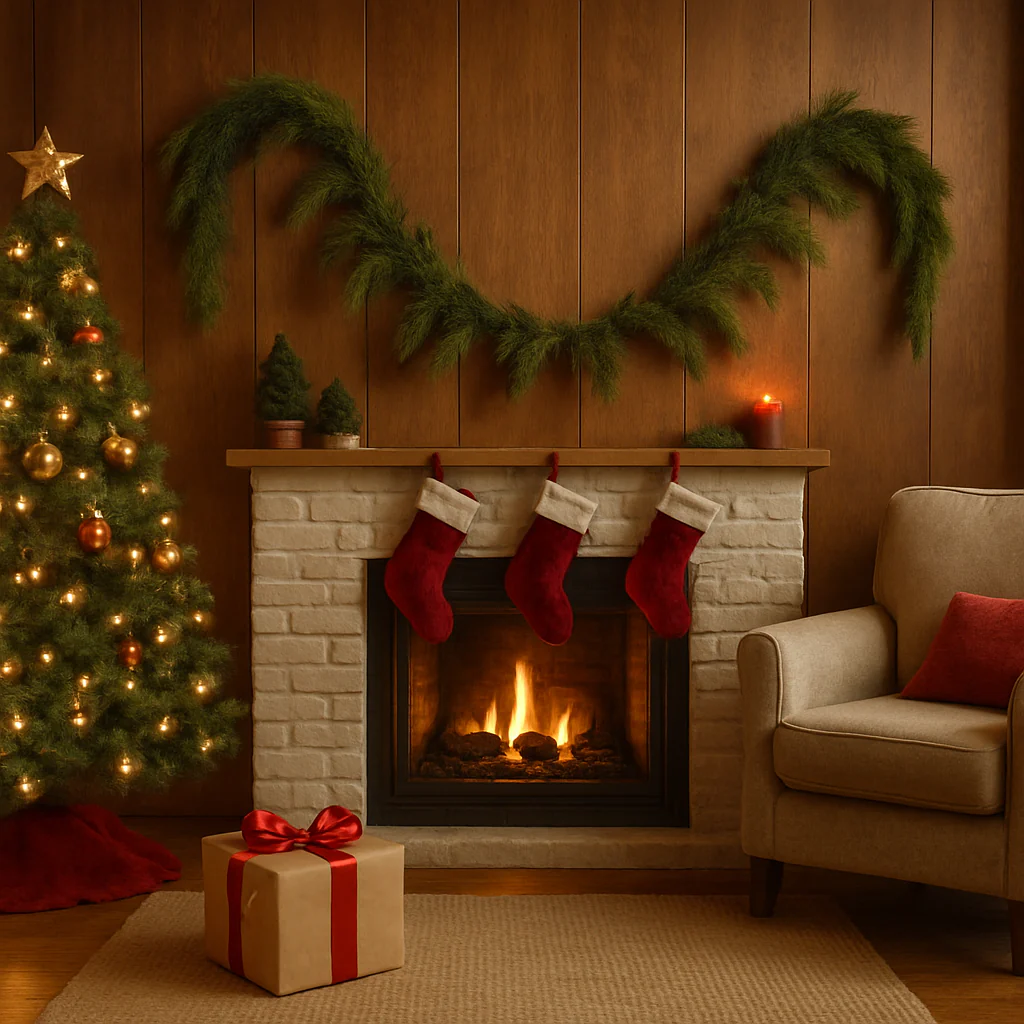185cm Norfolk Pine Garland, Decor for Mantle, Fireplace, Table, Christmas Decorations Indoor Outdoor - Image 2