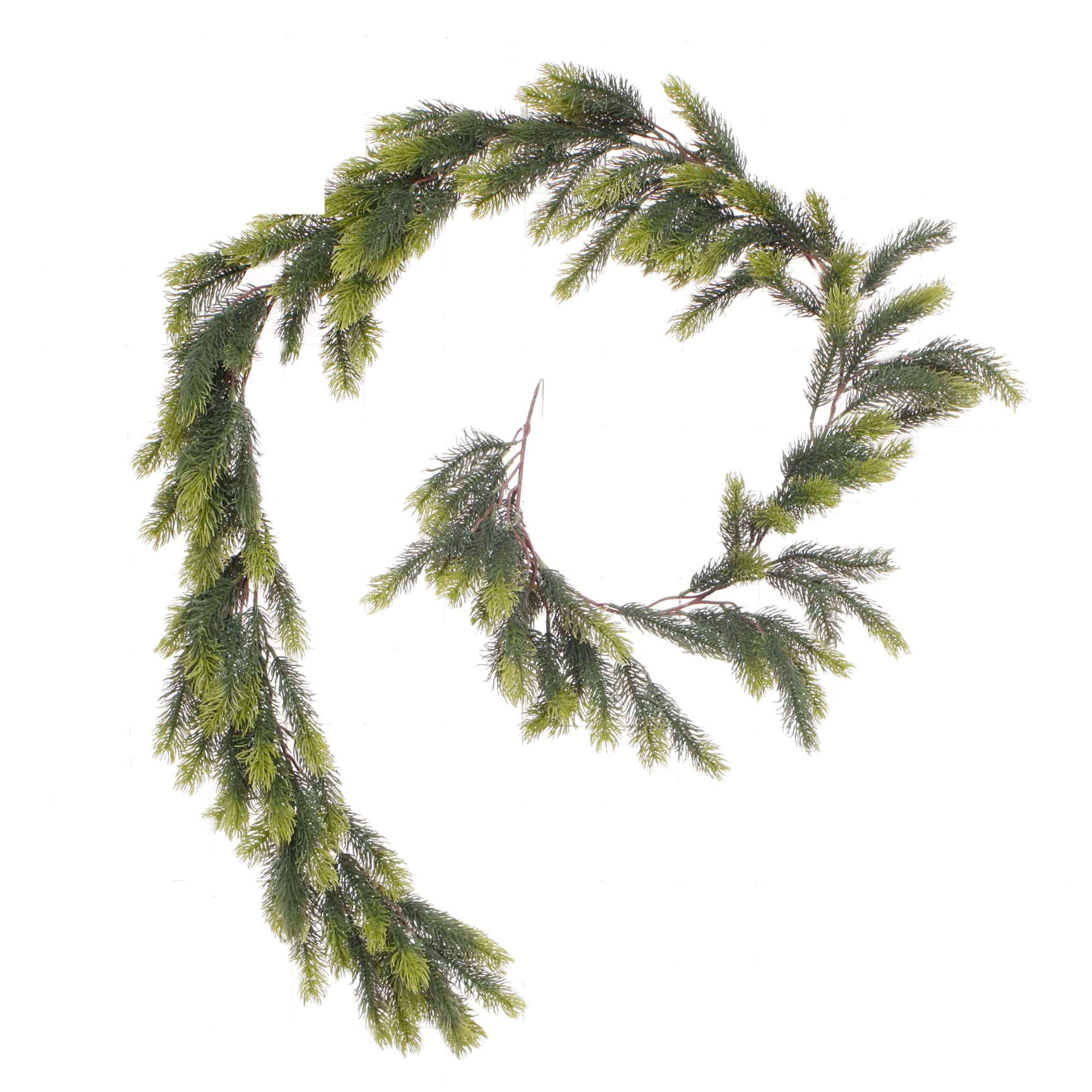 185cm Norfolk Pine Garland, Decor for Mantle, Fireplace, Table, Christmas Decorations Indoor Outdoor - Image 3