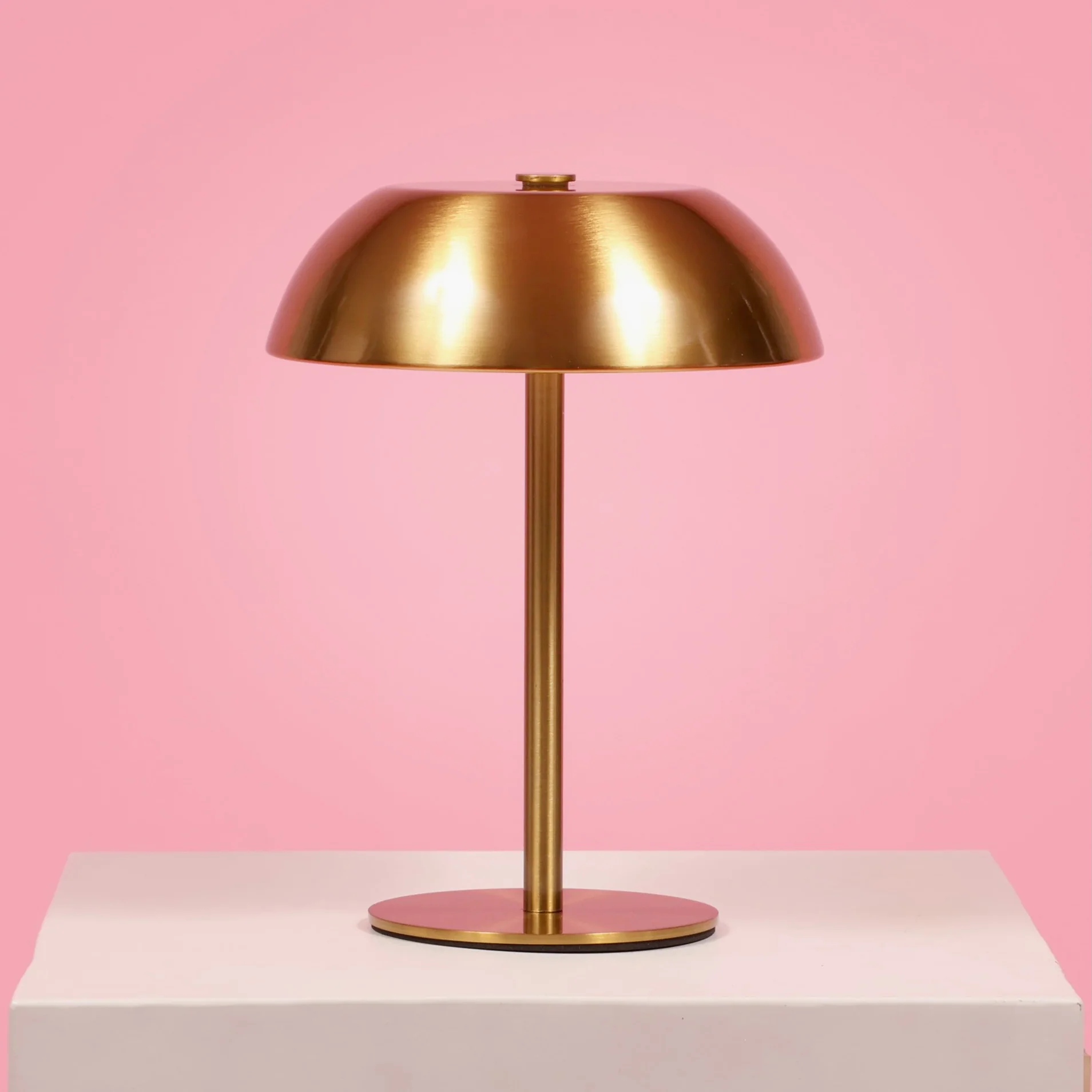 Portable Rechargeable Table Lamp - Gold Dome - Image 3