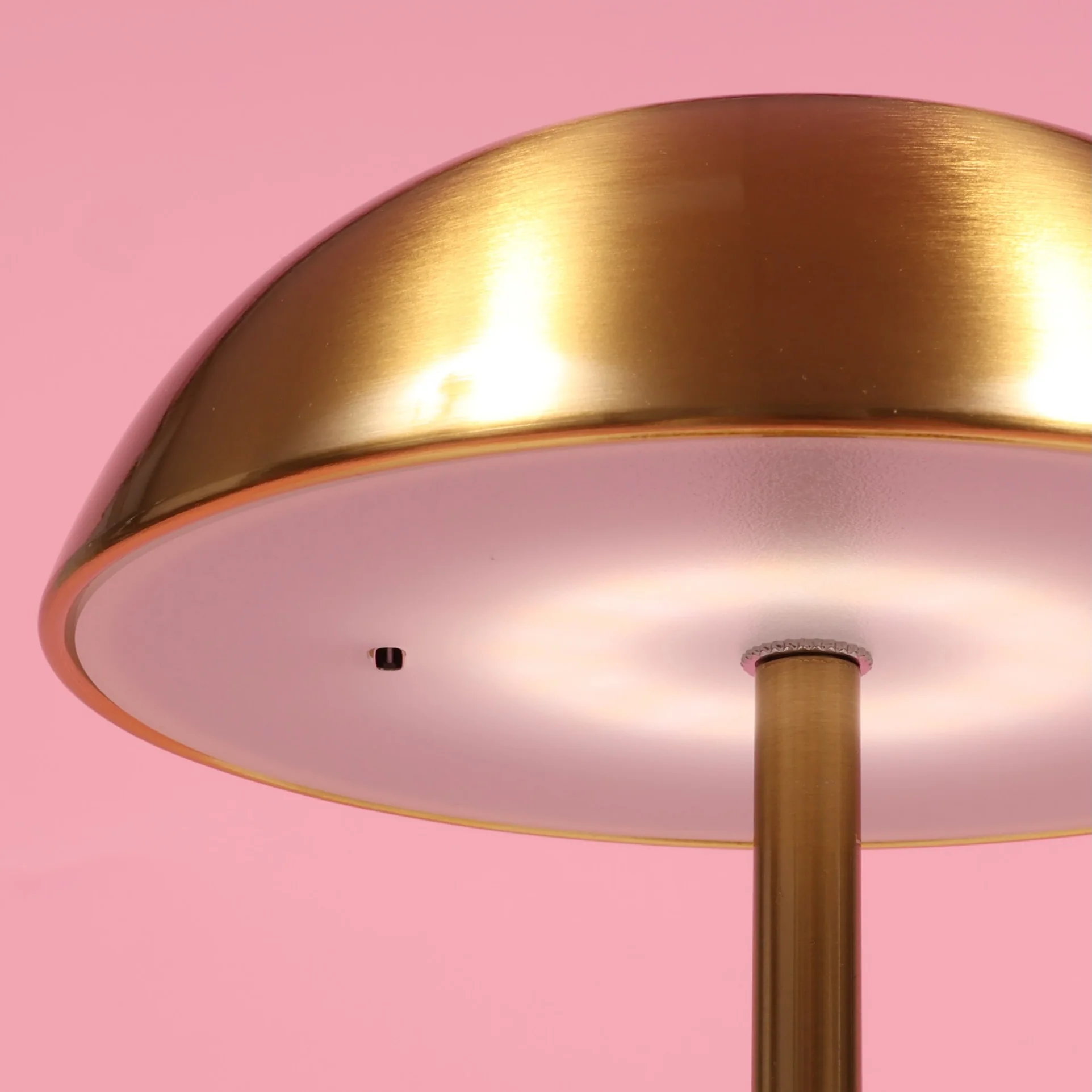 Portable Rechargeable Table Lamp - Gold Dome - Image 4