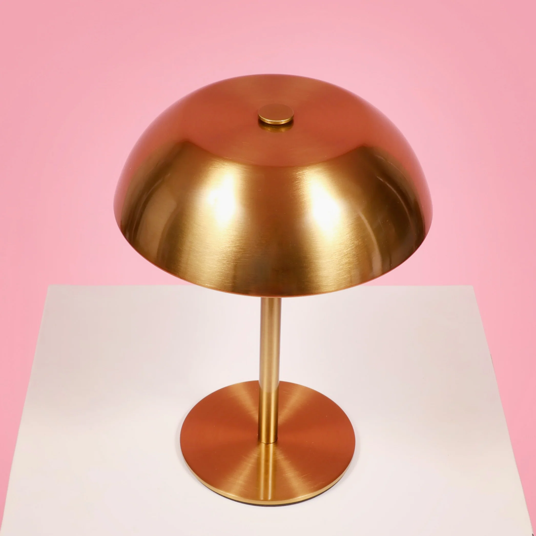 Portable Rechargeable Table Lamp - Gold Dome - Image 5