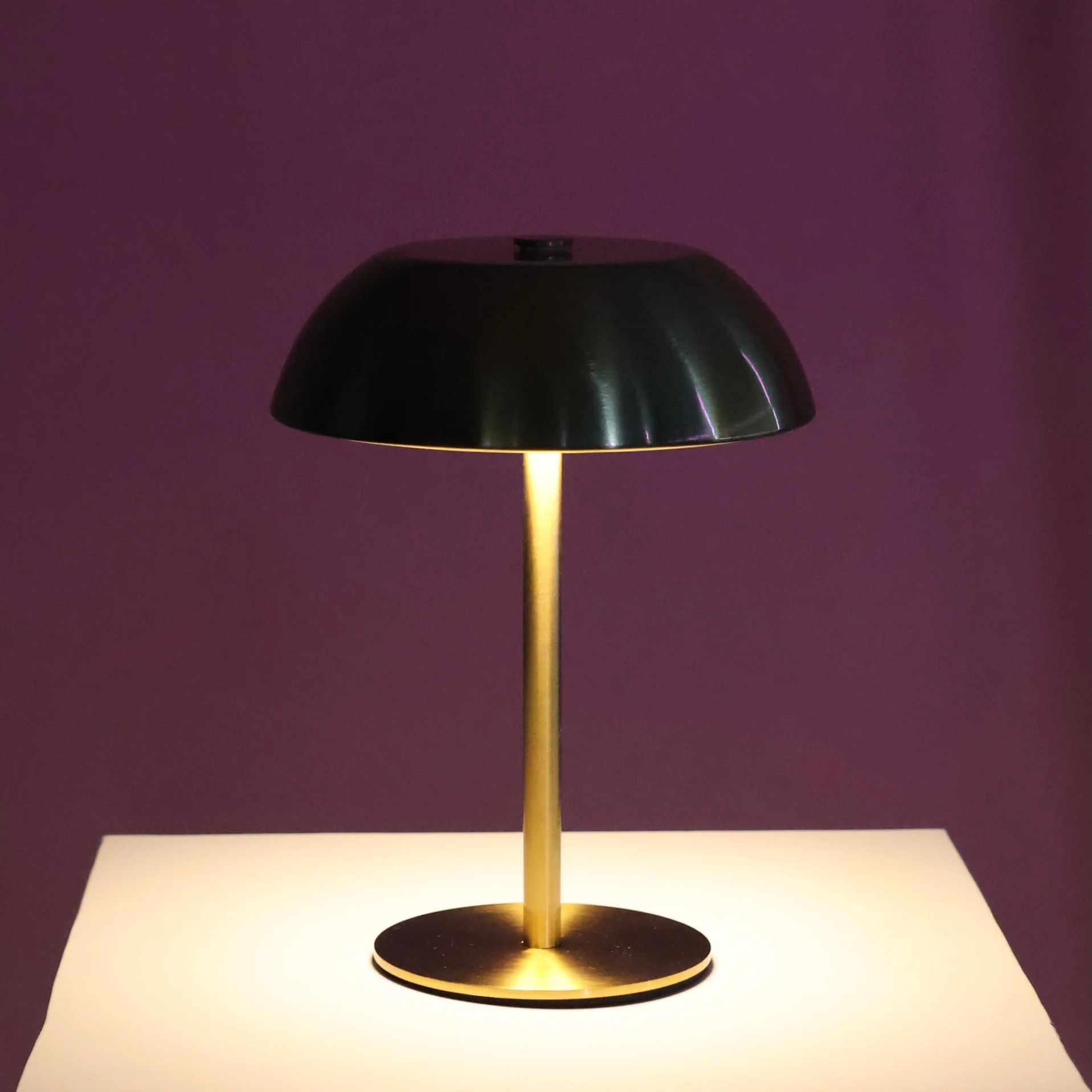 Portable Rechargeable Table Lamp - Gold Dome - Image 6