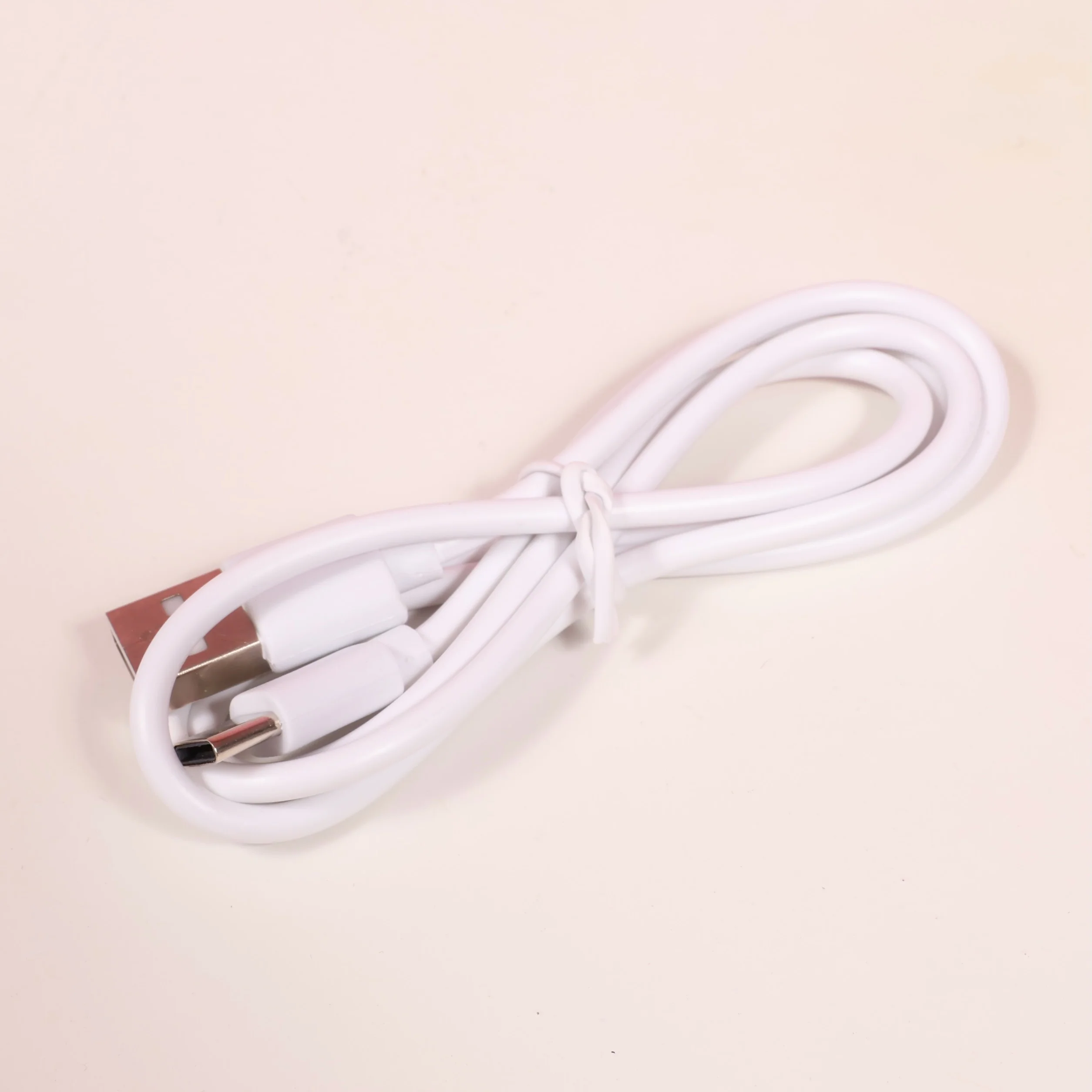 Portable Rechargeable Table Lamp - Clear Ribbed Shade - Image 10