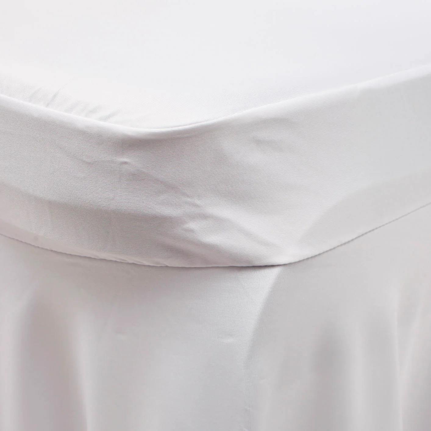Princess Lycra Chair Covers With Pleats - White (190gsm) - Image 4