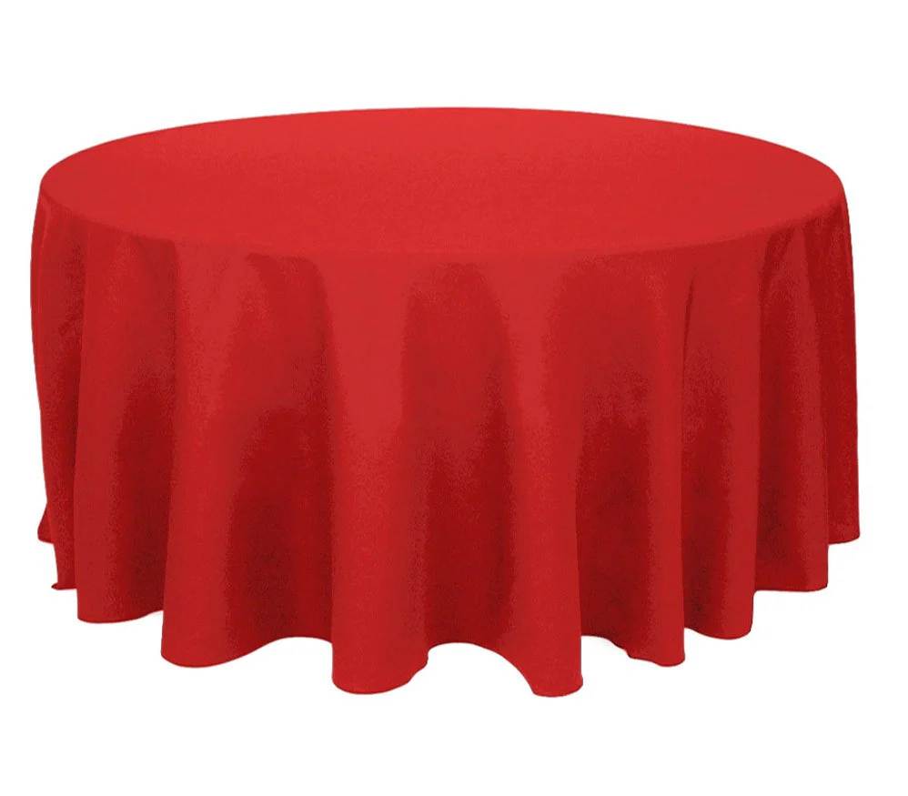 Round Tablecloth - Red (260cm)