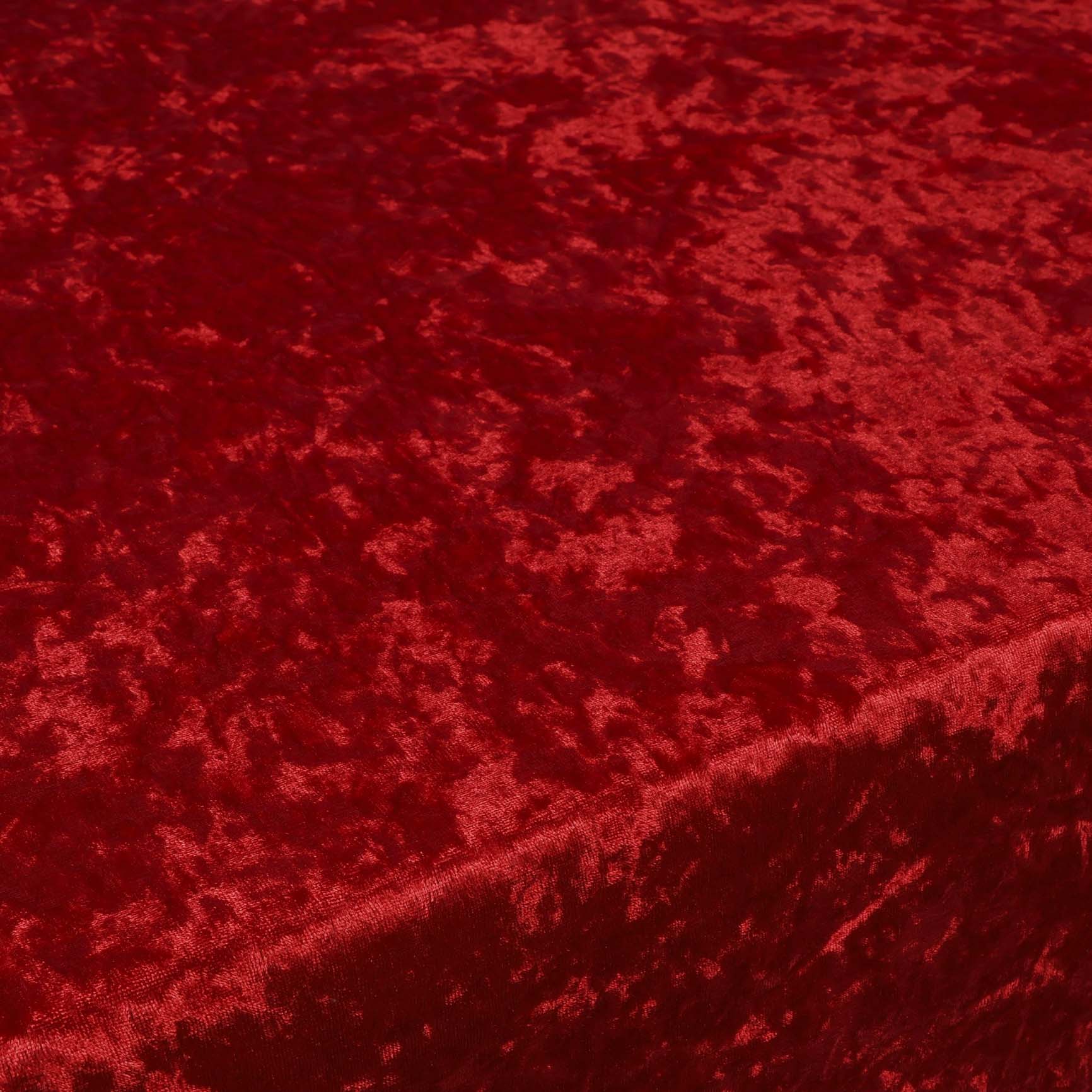 Velvet Rectangle Tablecloth - Red (153x259cm) - Image 3