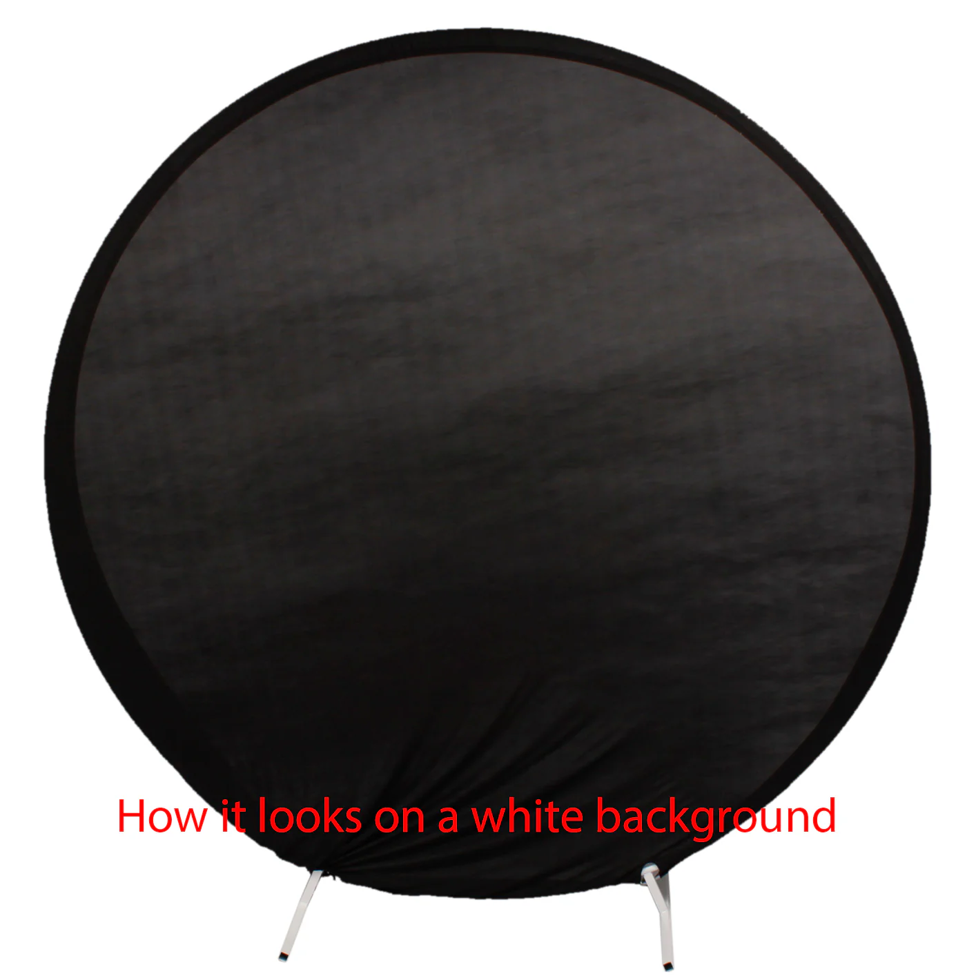 Round Lycra Frame Cover - Black (2m) - Image 4