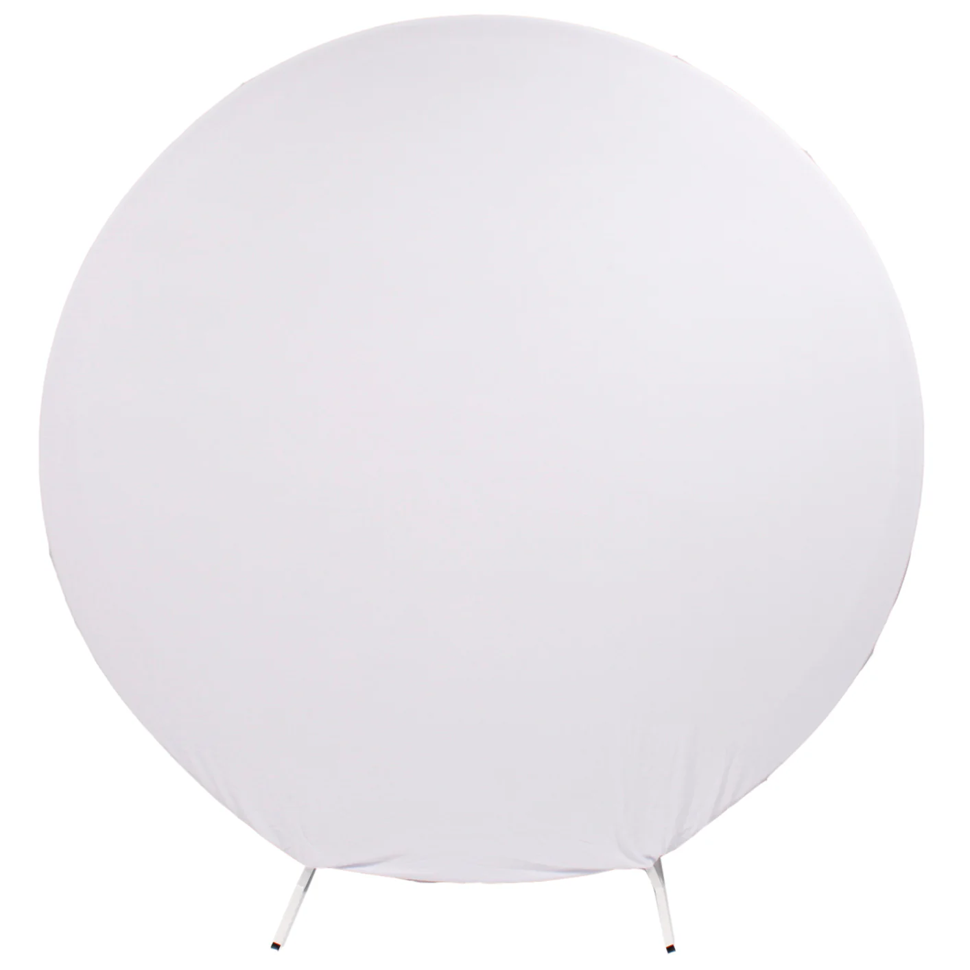 Round Lycra Frame Cover - White (2m)