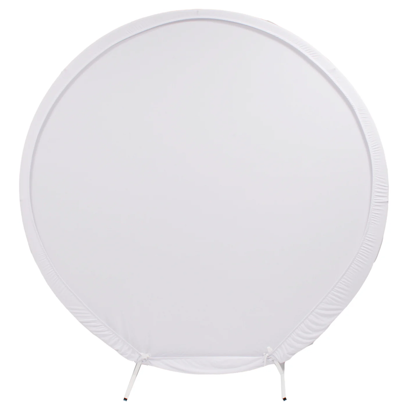 Round Lycra Frame Cover - White (2m) - Image 2