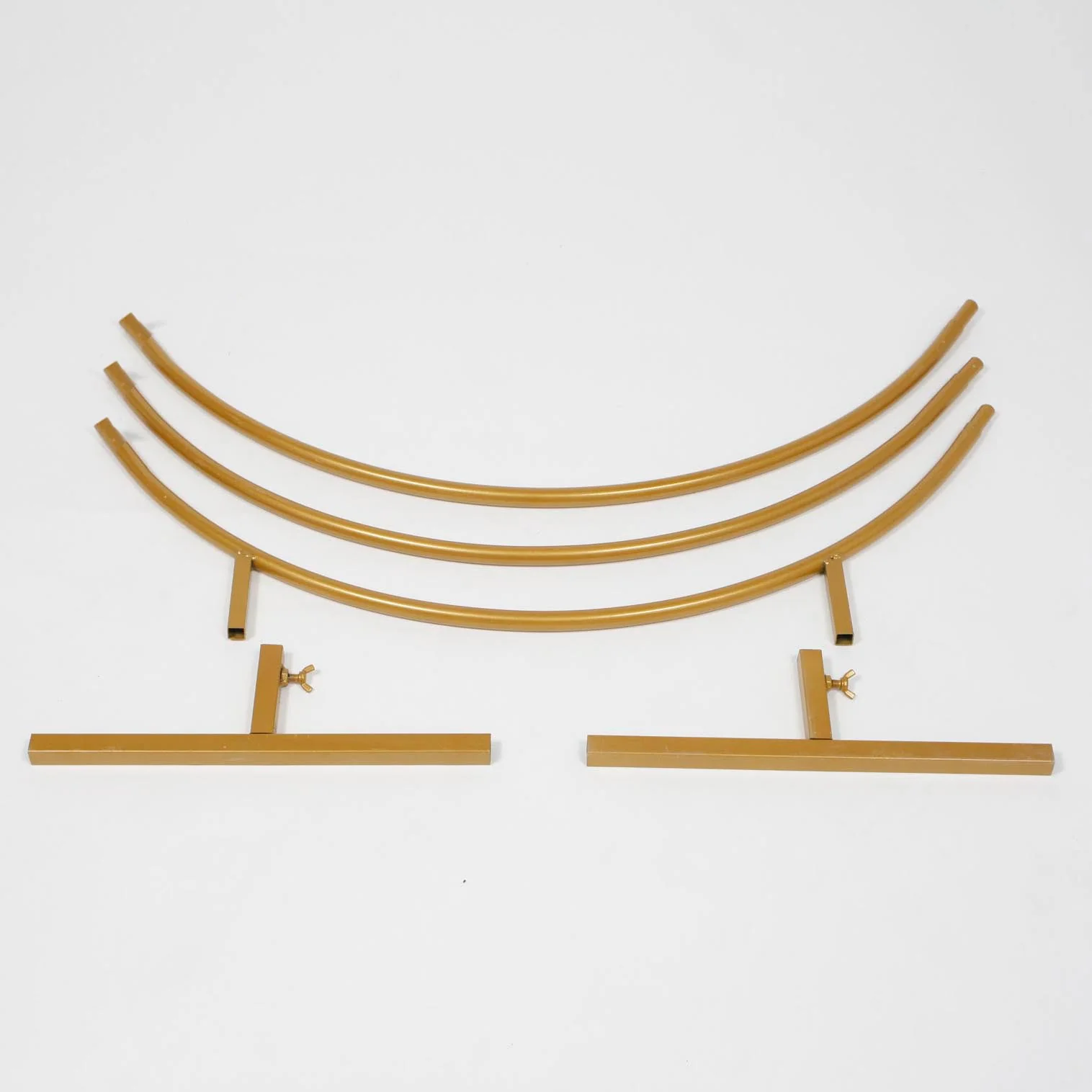 CLEARANCE Round Wedding Arch / Flower Stand Frame - Gold (1m) - Image 3