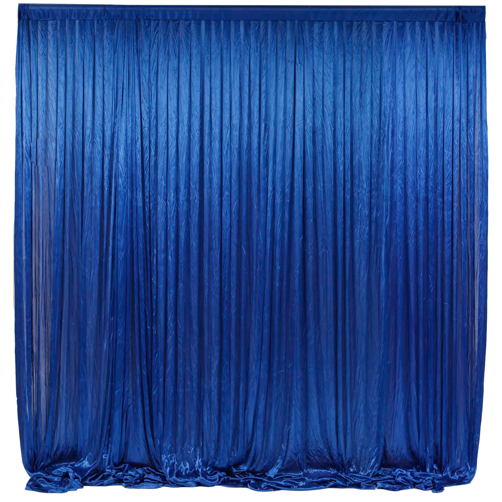 CLEARANCE Ice Silk Satin Backdrops - No Swag - Royal Blue (3x3m)