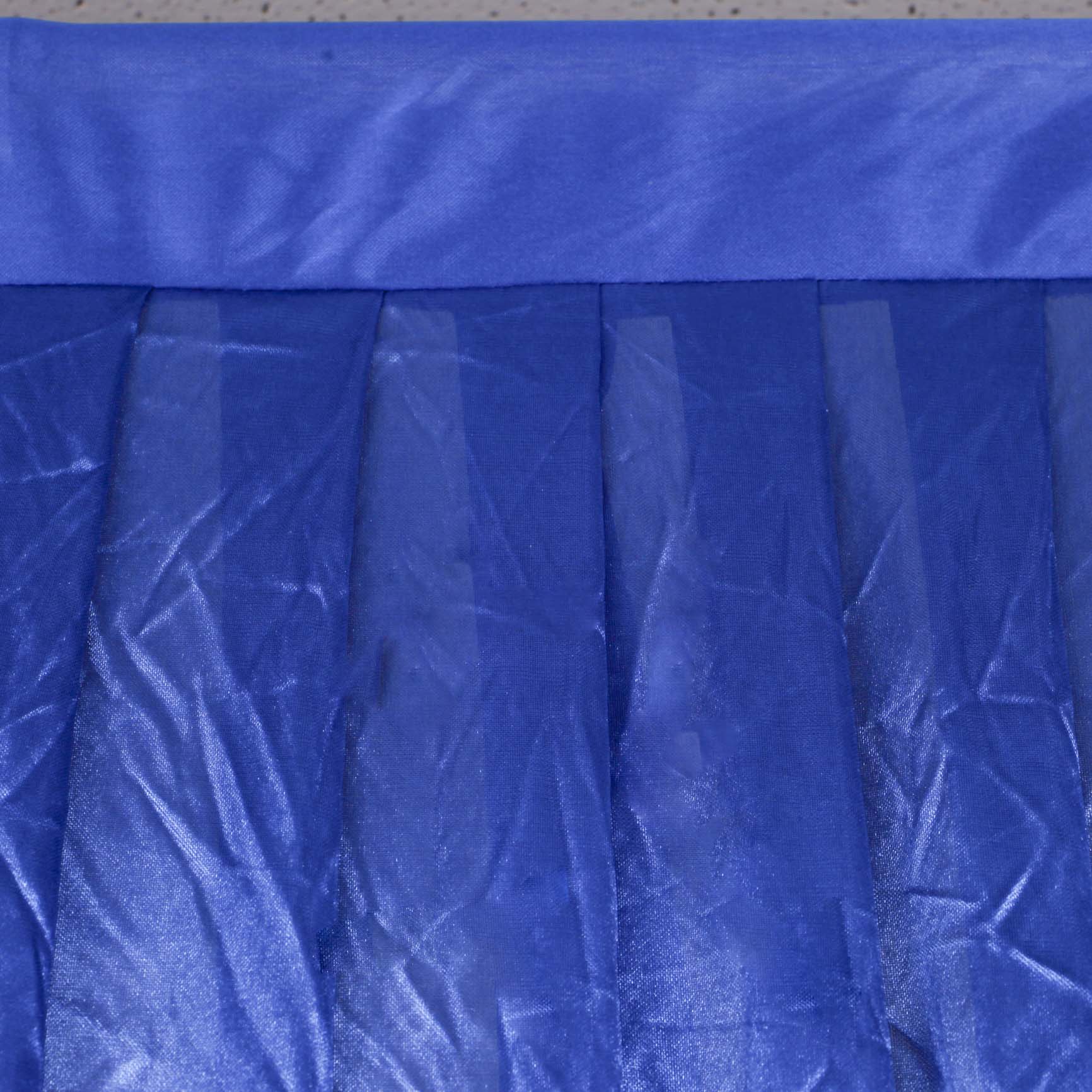 CLEARANCE Ice Silk Satin Backdrops - No Swag - Royal Blue (3x3m) - Image 3