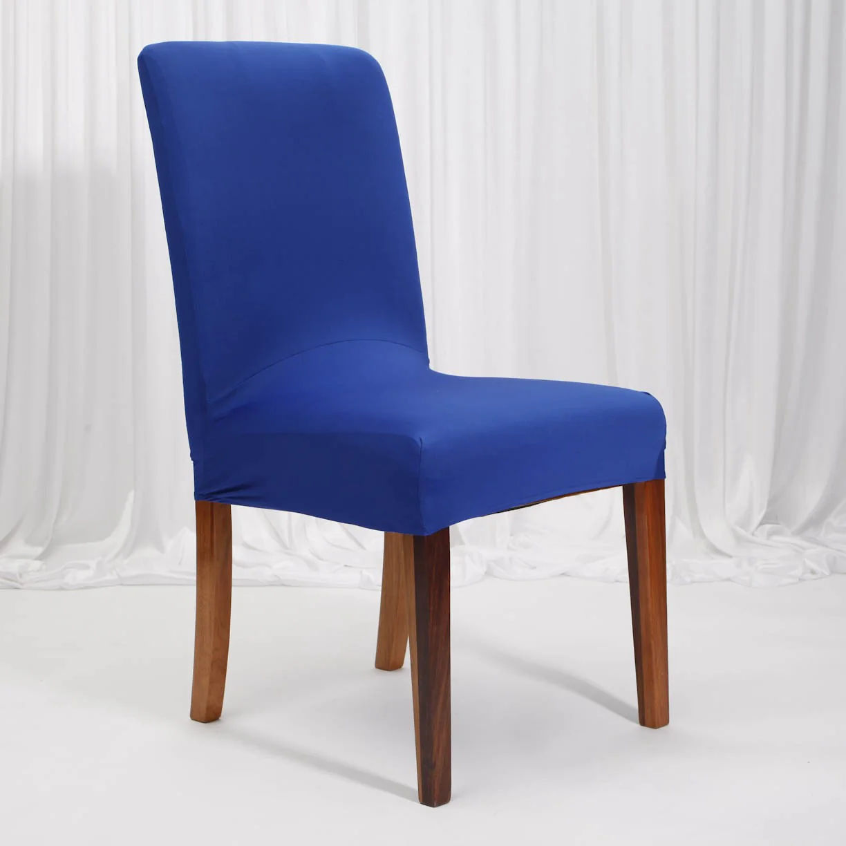 CLEARANCE Lycra Dining Chair Covers (Toppers) - Royal Blue