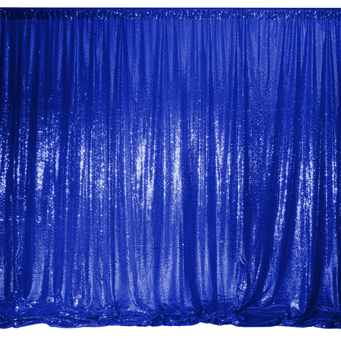 Sequin Backdrop Panel / Curtain - Royal Blue (1.25x3m) - Image 2