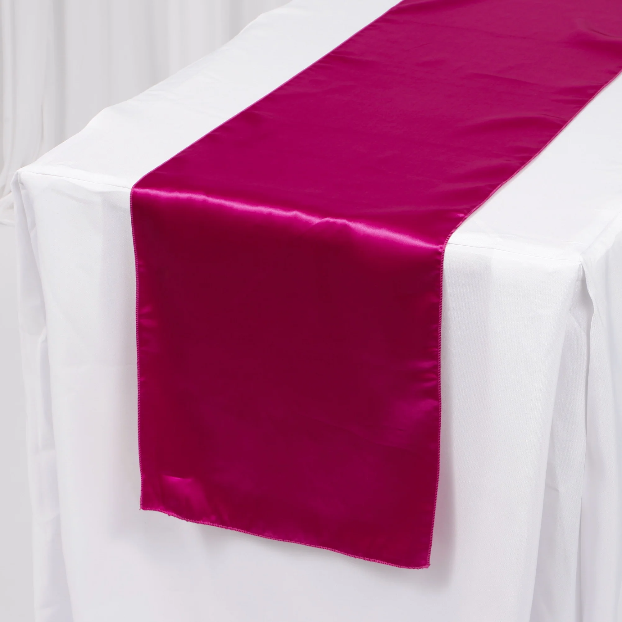 Satin Table Runners - Hot Pink - Image 2