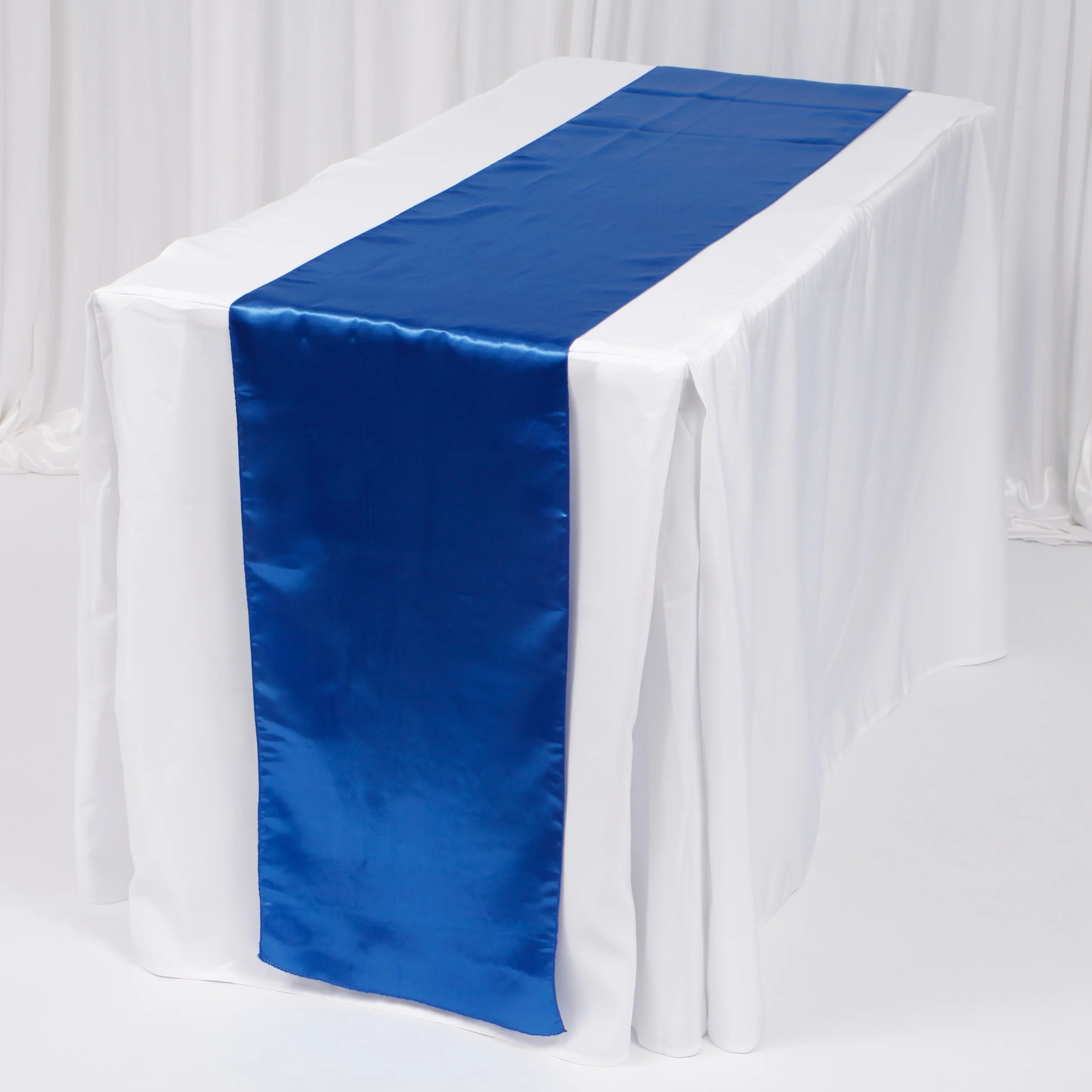 Satin Table Runners - Royal Blue