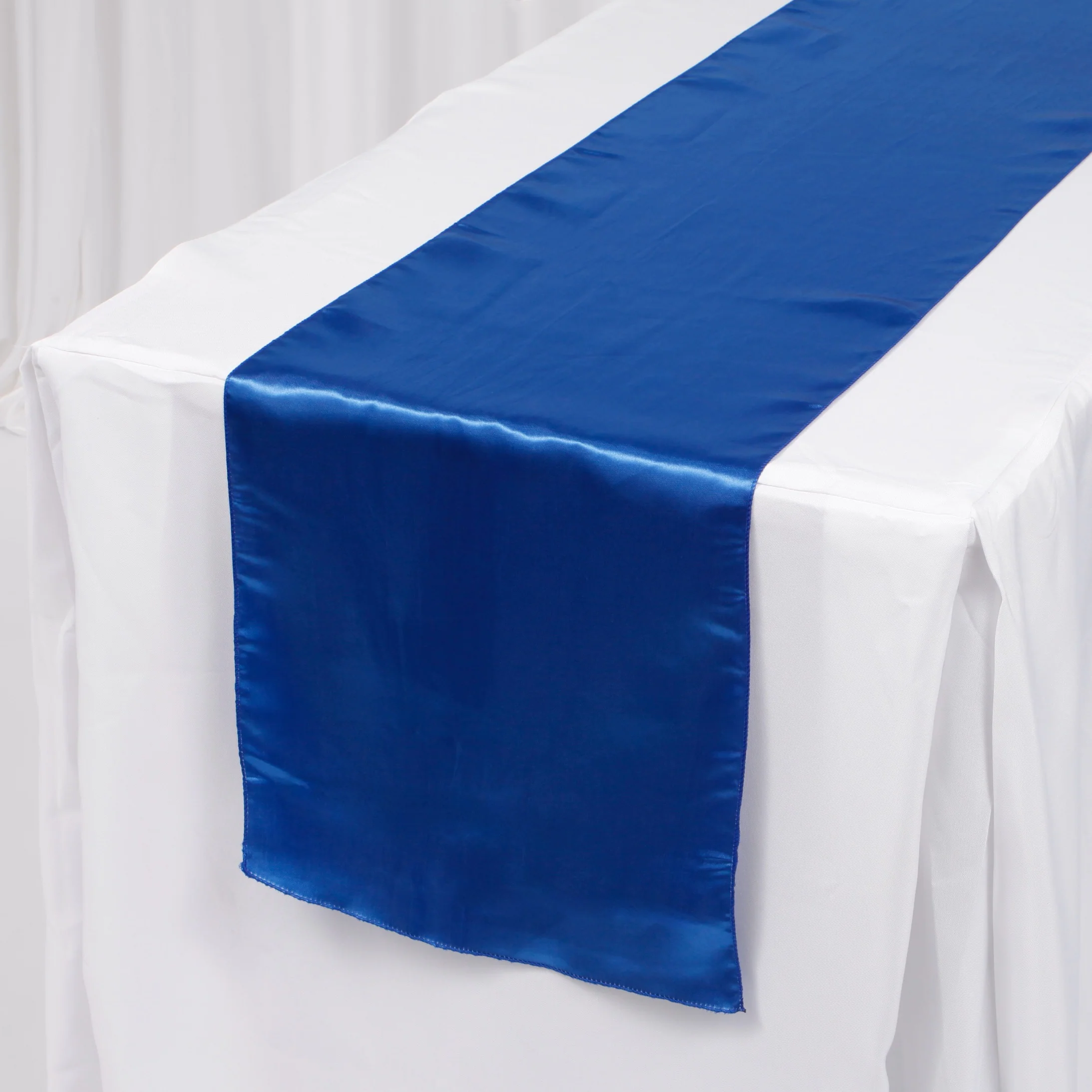 Satin Table Runners - Royal Blue - Image 2