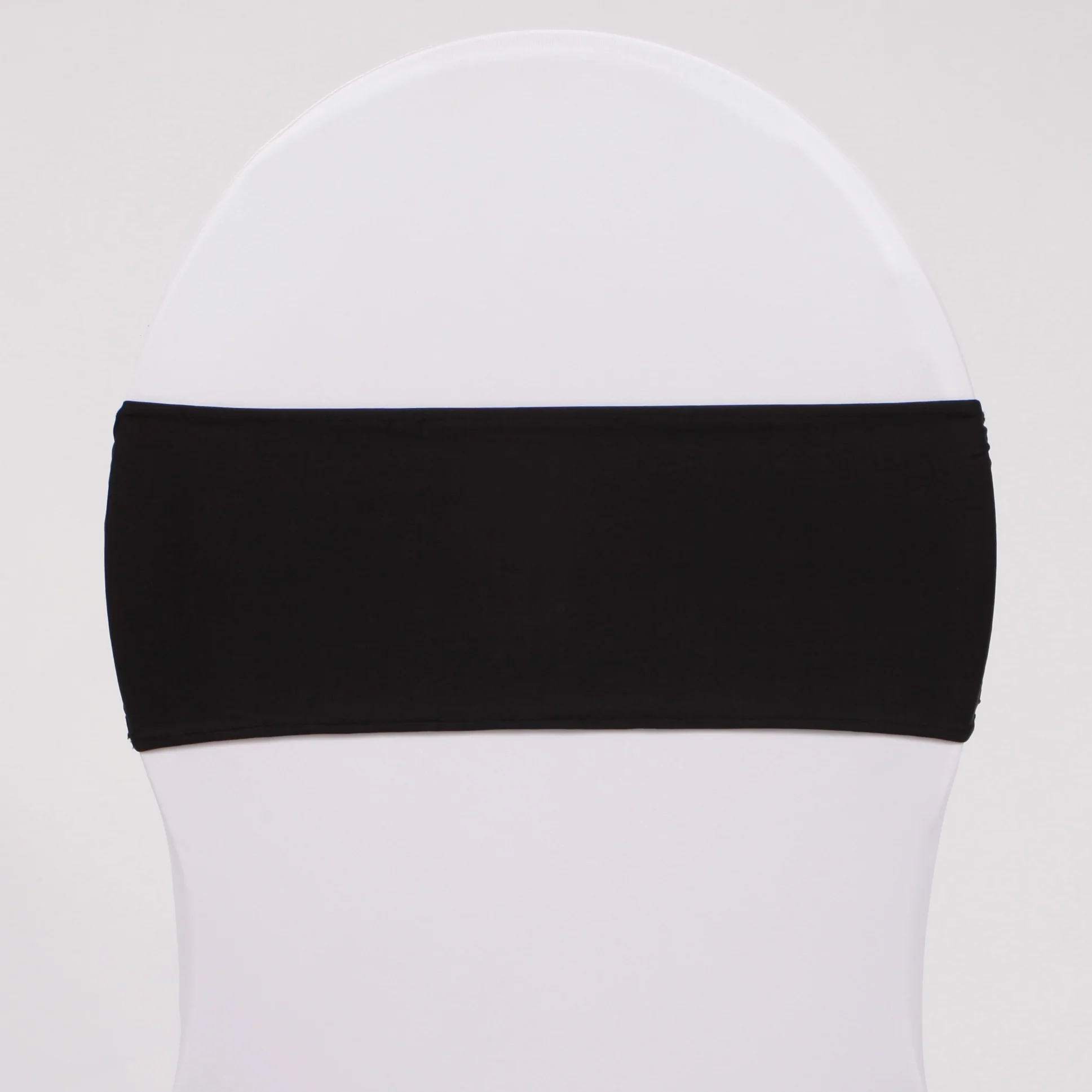 CLEARANCE Sequin Lycra Chair Bands - Black - Image 2