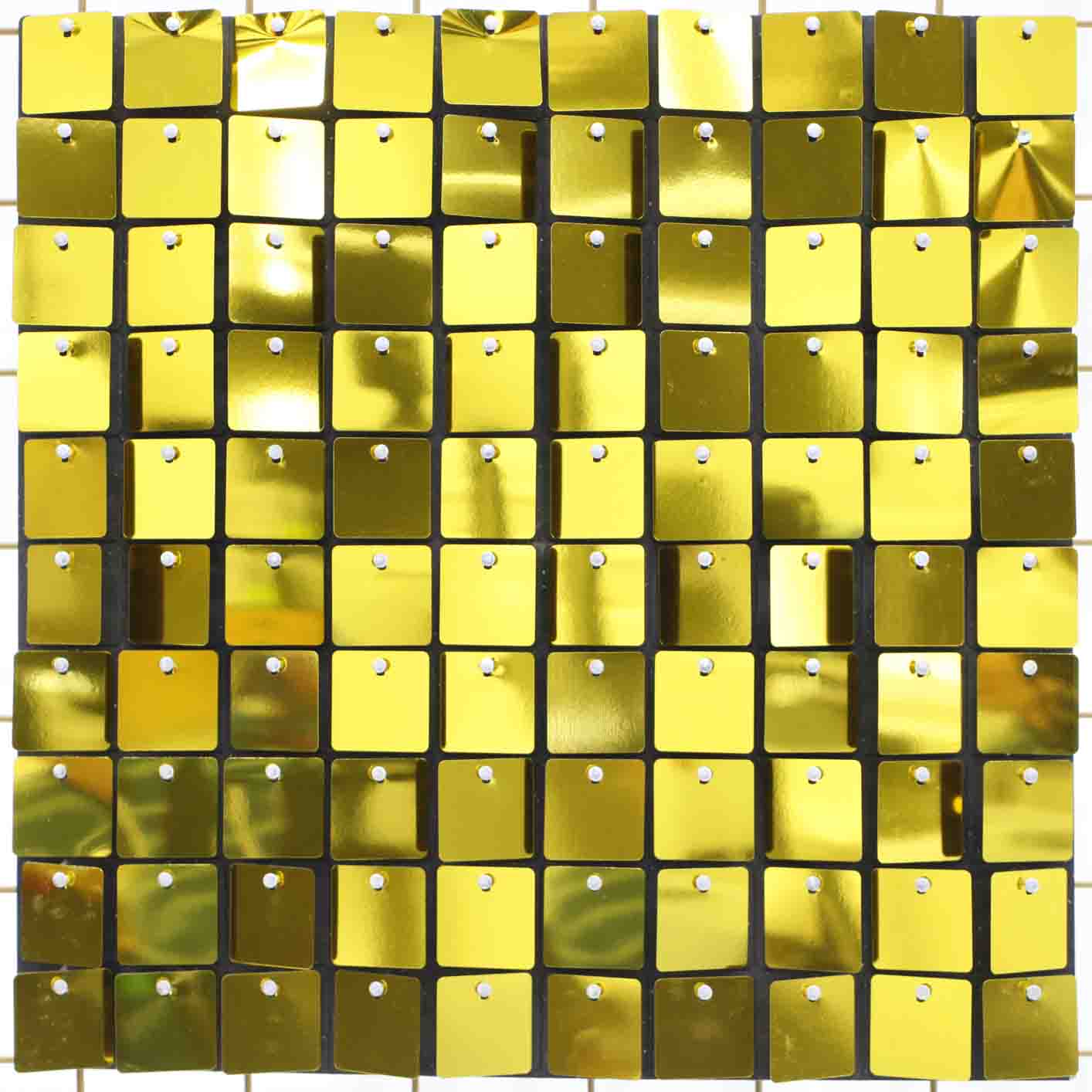 Sequin Shimmer Wall Backdrop & Frame Package - Gold - Image 3