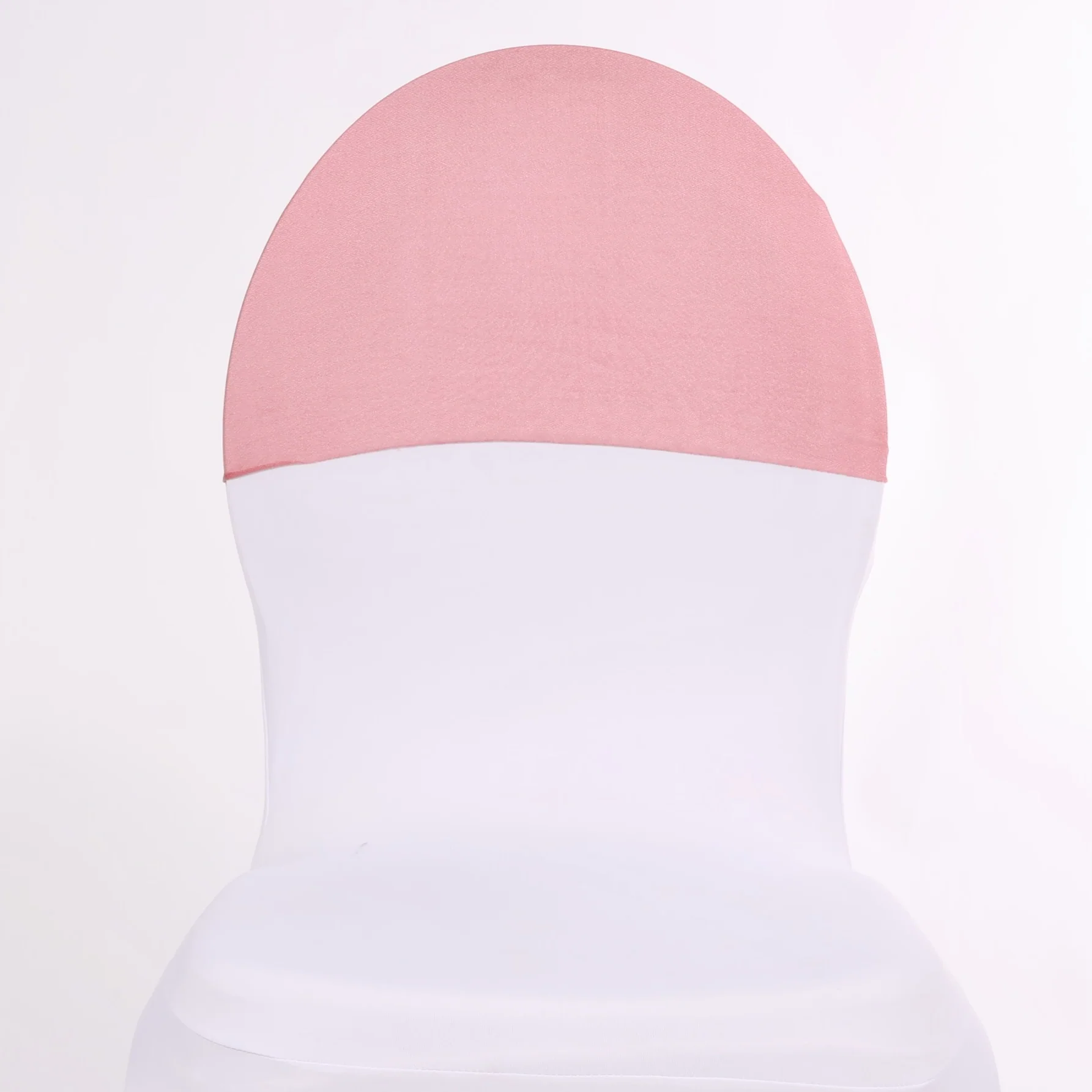CLEARANCE Sheer Stretch Crepe Chiffon Chair Sashes - Dusty Rose - Image 4