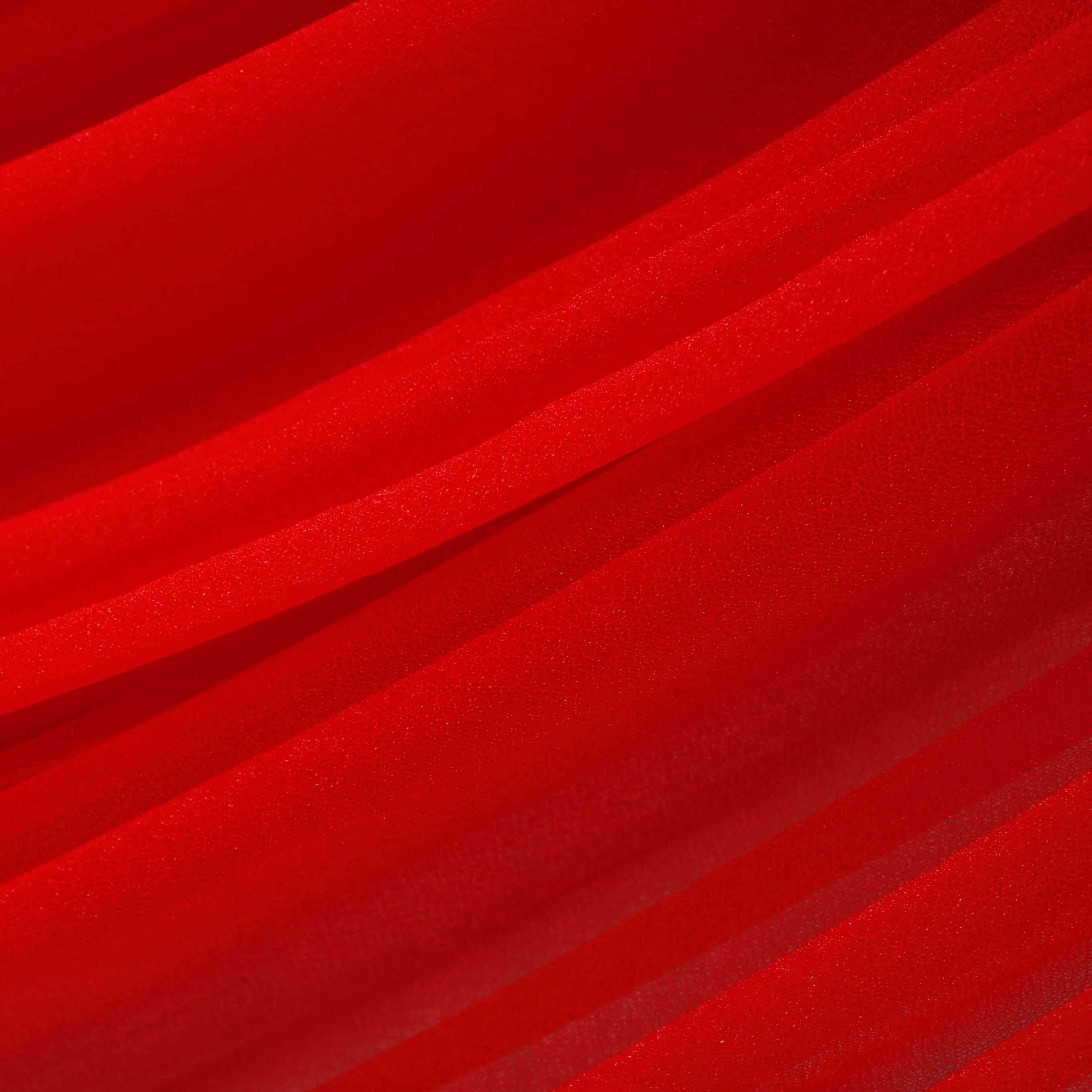 CLEARANCE Sheer Stretch Crepe Chiffon Chair Sashes - Red - Image 5