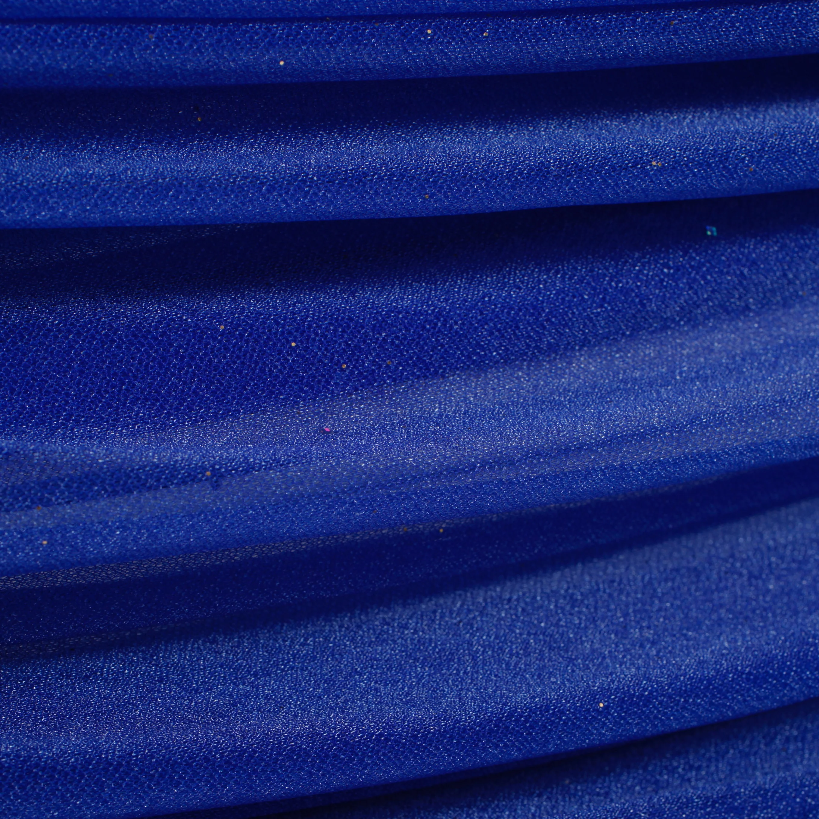 Sheer Stretch Crepe Chiffon Fabric - Royal Blue (1.6x28m) - Image 3