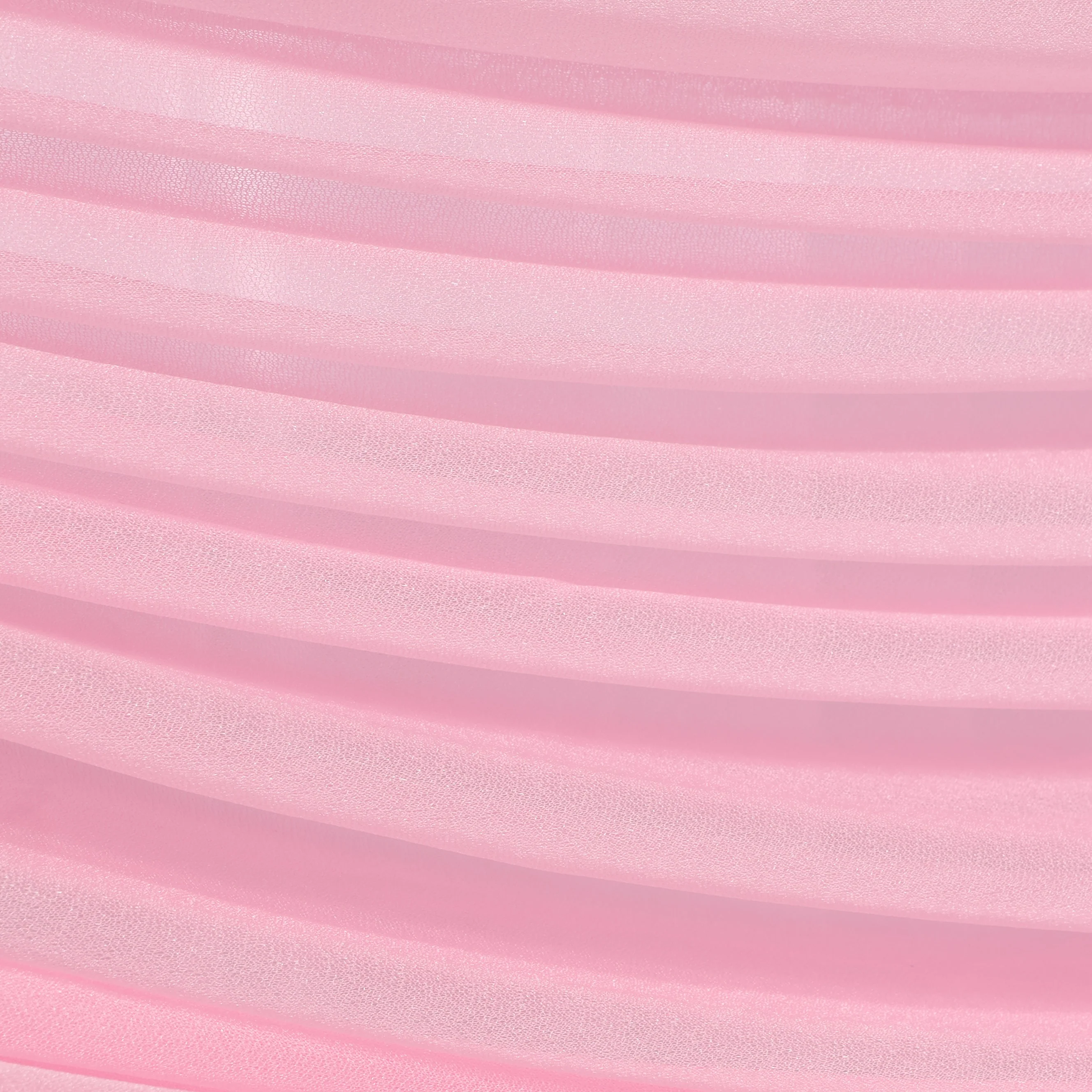 Sheer Stretch Crepe Chiffon Fabric - Light Pink (1.6x28m) - Image 4