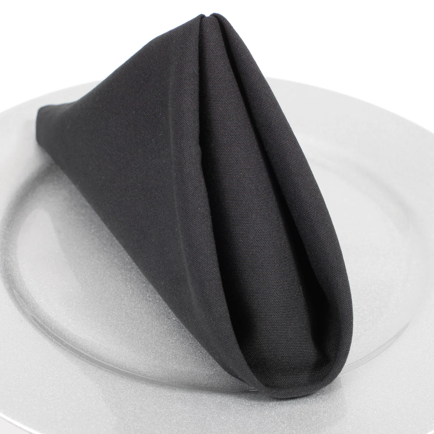Premium Cloth Napkins - Black (50x50cm)