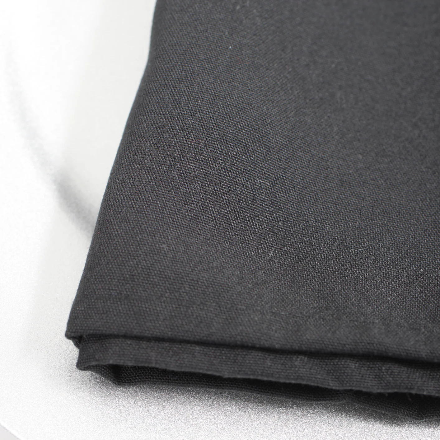 Premium Cloth Napkins - Black (50x50cm) - Image 3