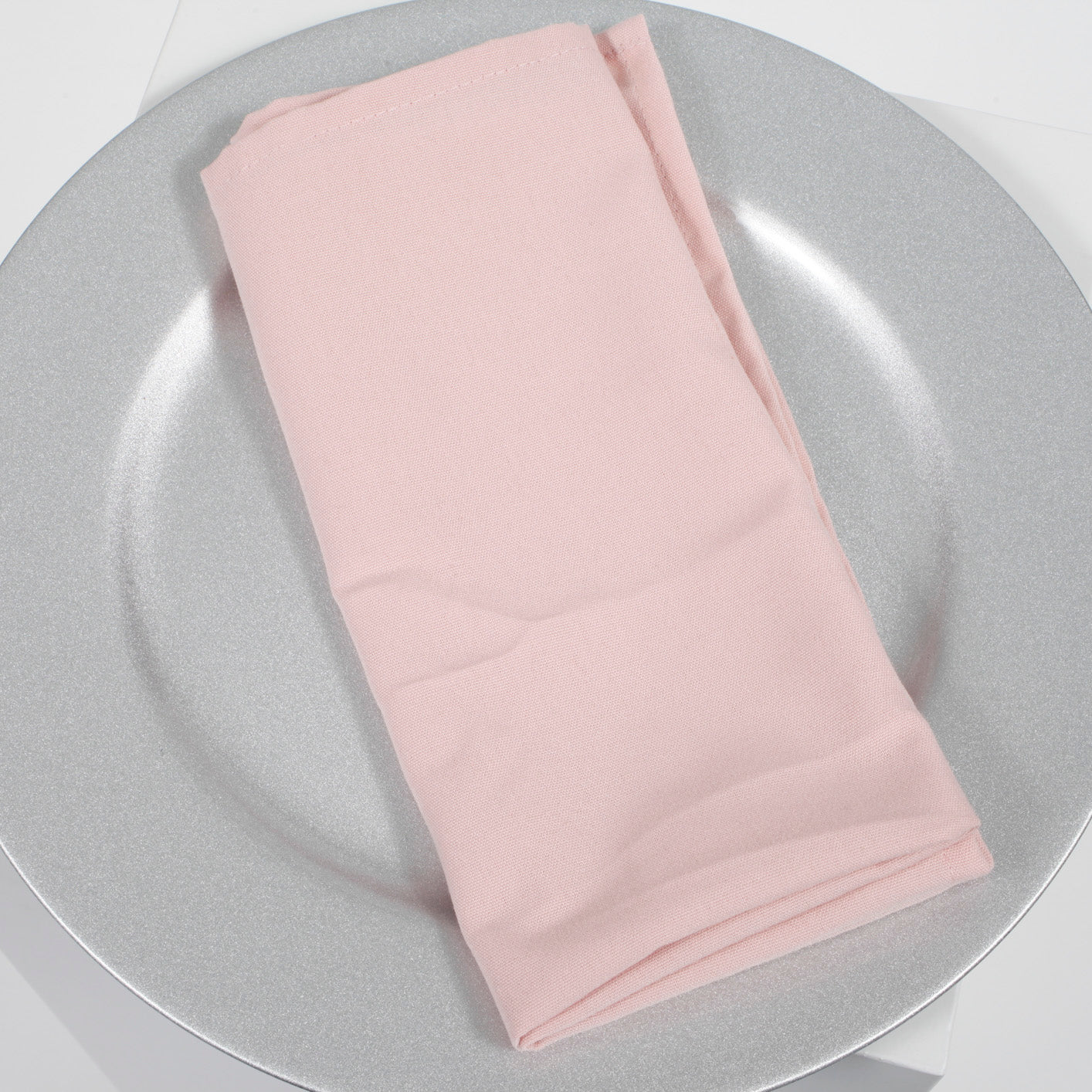 Premium Cloth Napkins - Blush (50x50cm) - Image 2