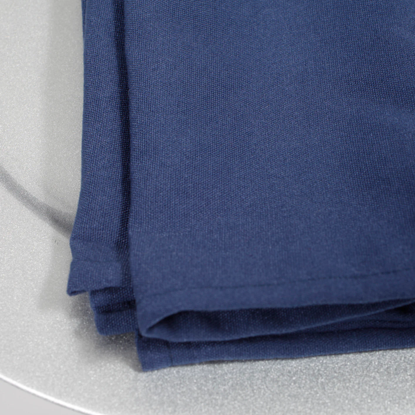 Premium Cloth Napkins - Navy Blue (50x50cm) - Image 3