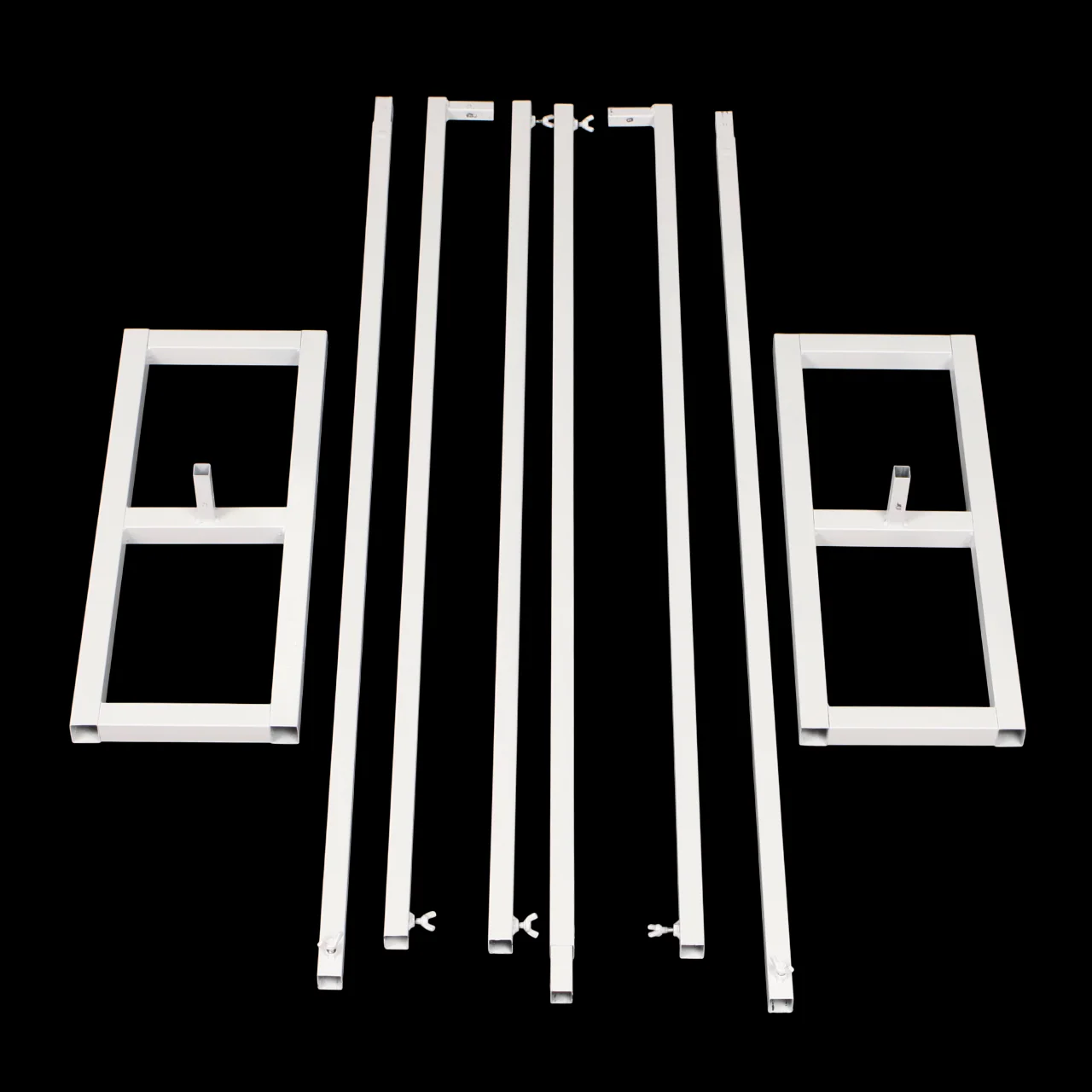 CLEARANCE Square Wedding Stand Arch Decoration Frame - White (2.2m Non-Adjustable) - Image 4