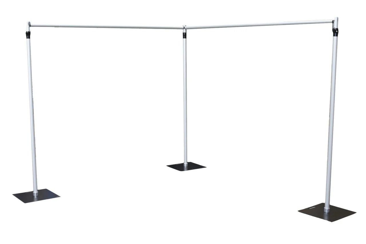 Backdrop Stand Set - Pipe and Drape (6x3m) - Image 10