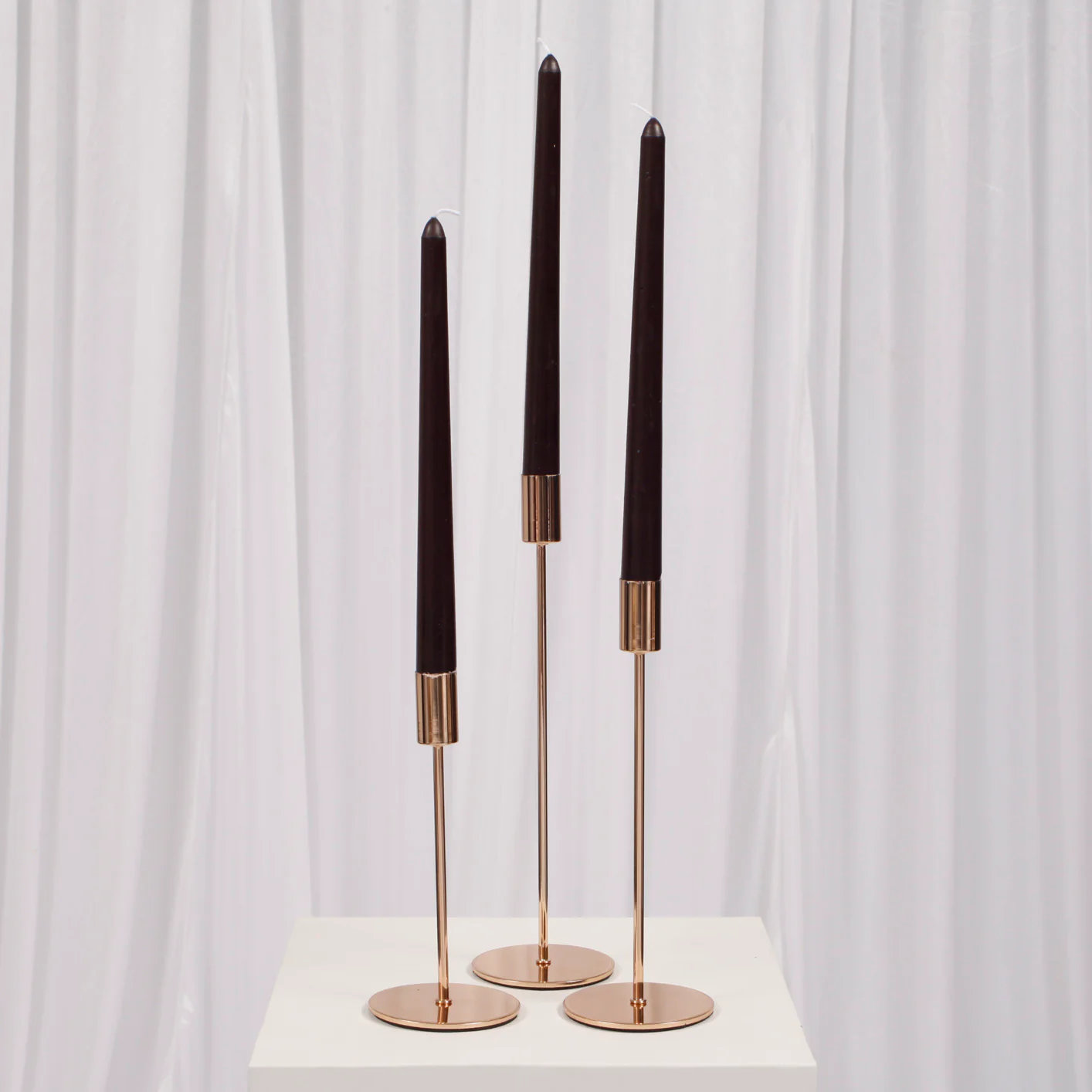 Taper Candles - Black - Image 3