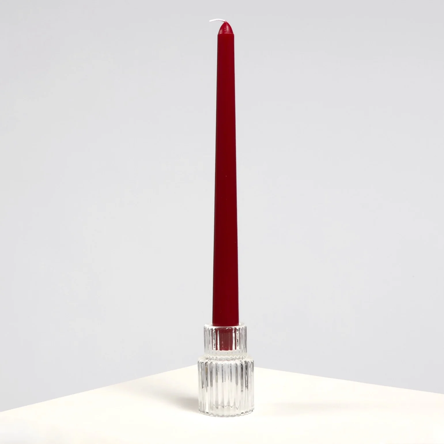 Taper Candles - Burgundy - Image 2