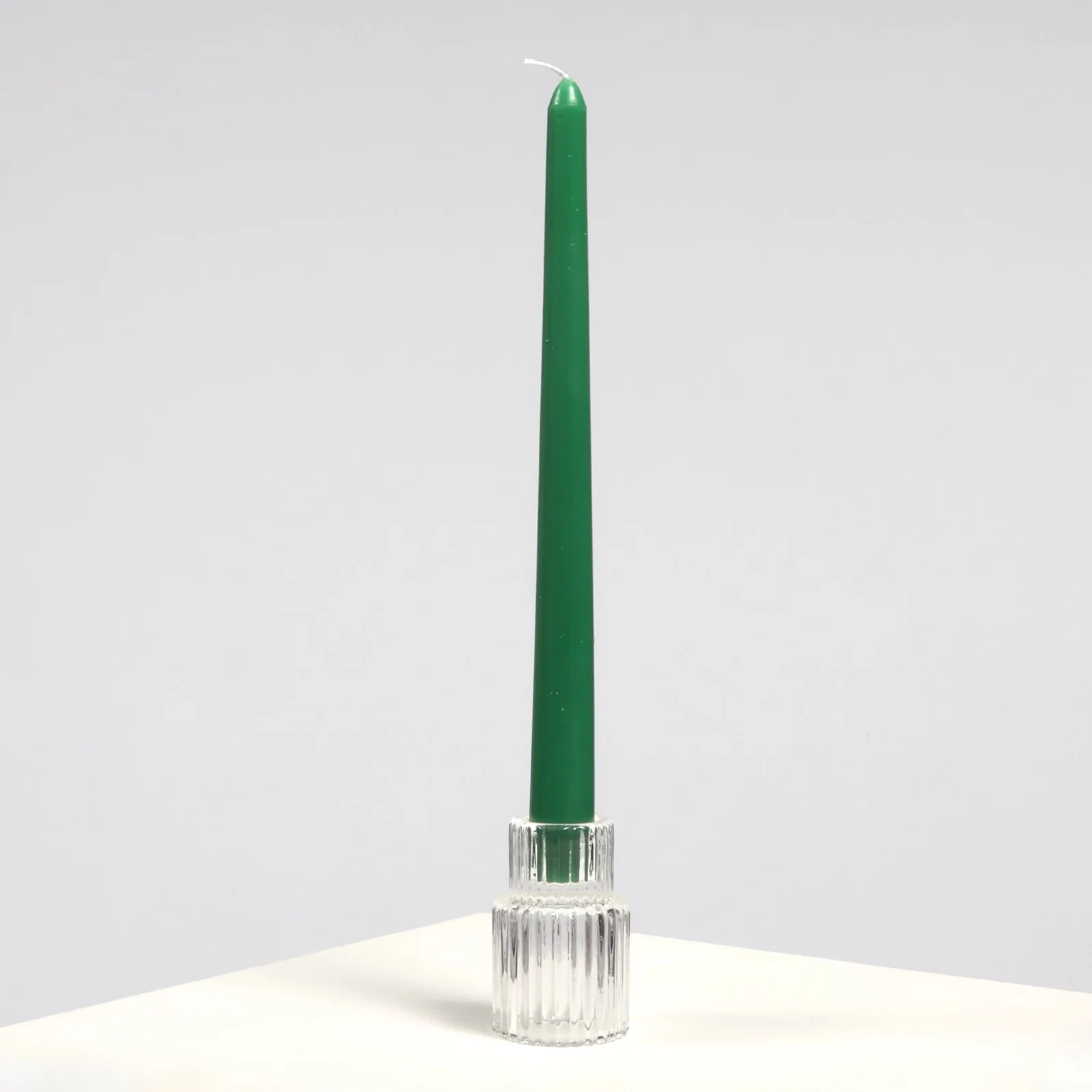 CLEARANCE Taper Candles - Olive Green - Image 2