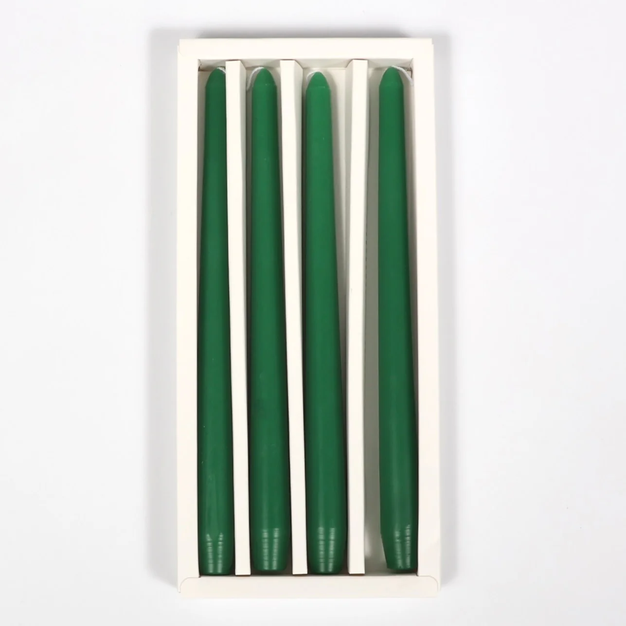 CLEARANCE Taper Candles - Olive Green - Image 3