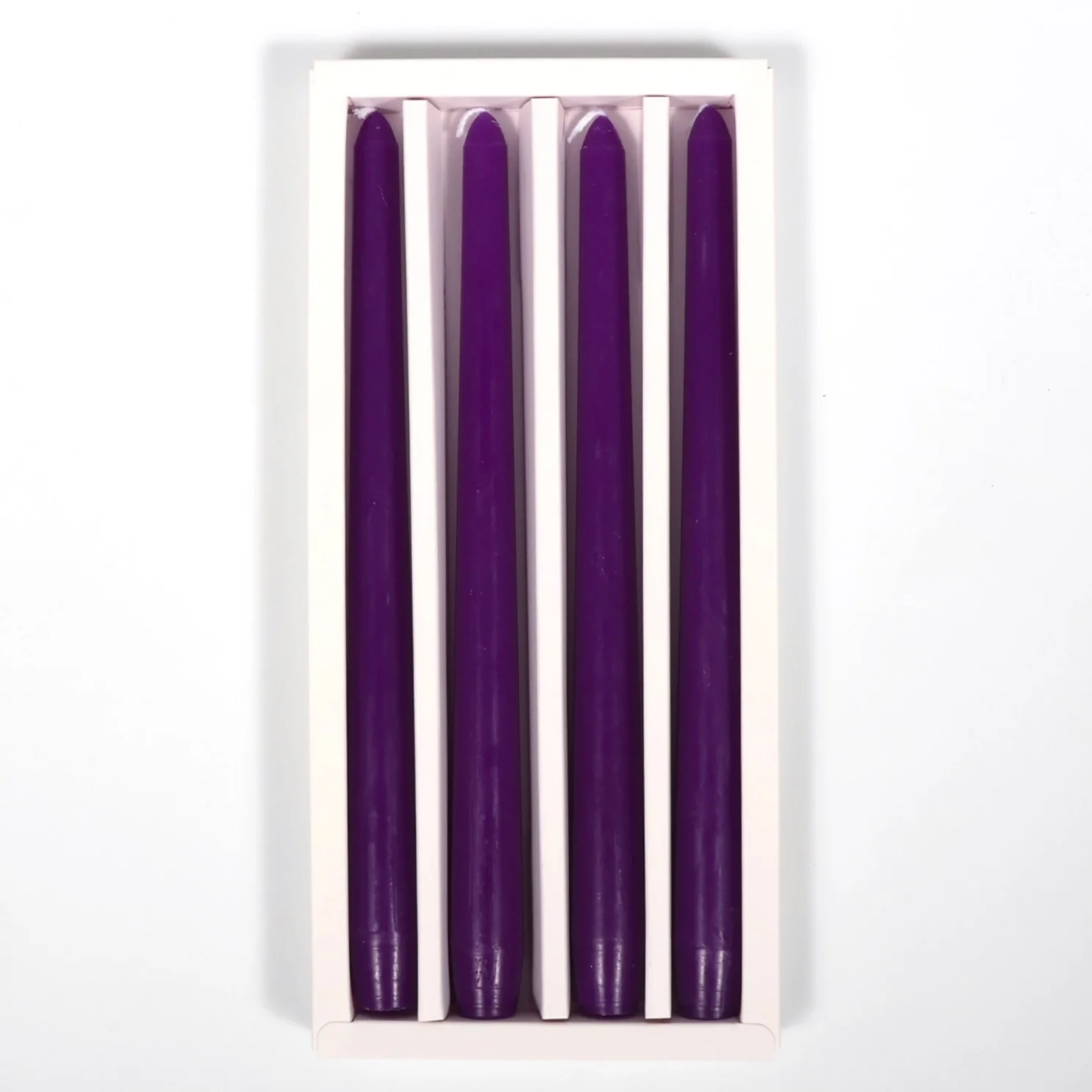 CLEARANCE Taper Candles - Purple - Image 3