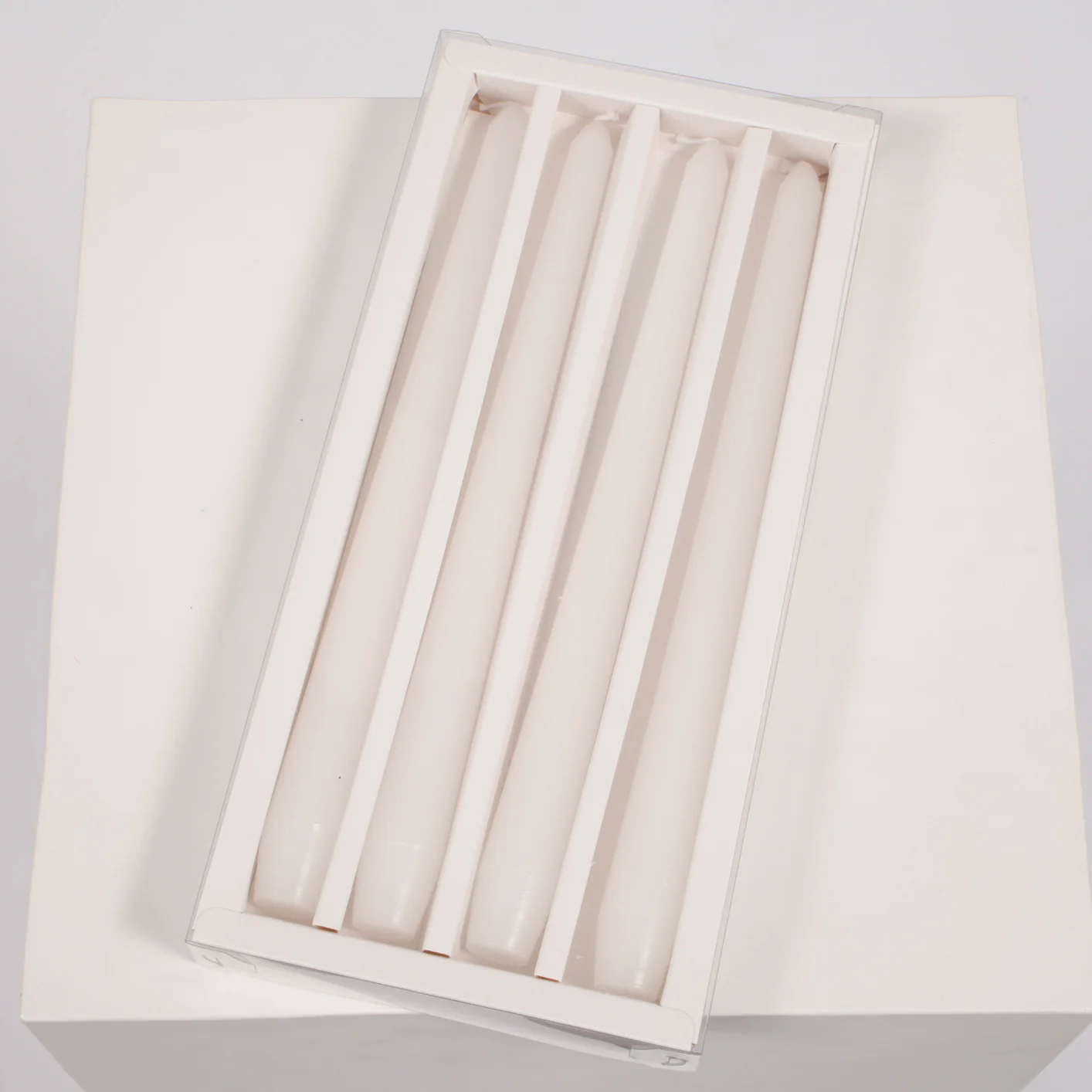 Taper Candles - White - Image 4
