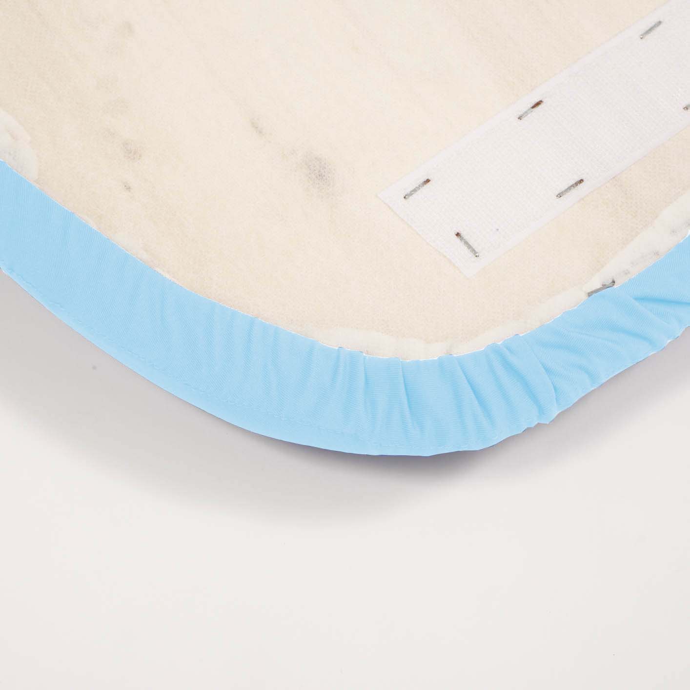 CLEARANCE Lycra Cushion Cover - Light Blue - Image 2
