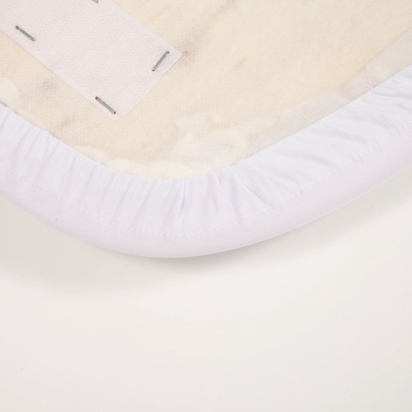 Lycra Cushion Cover - White - Image 3