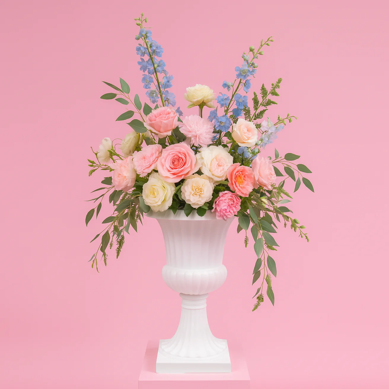 Trumpet PVC Urn Centrepiece Vase  (50cmH)
