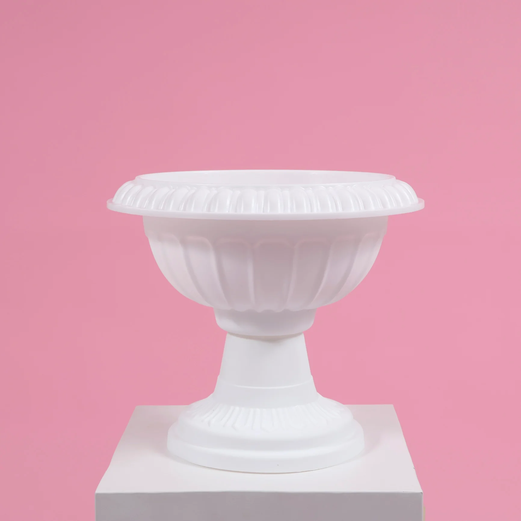 Vintage PVC Urn Centrepiece Vase  (26cmH) - Image 3