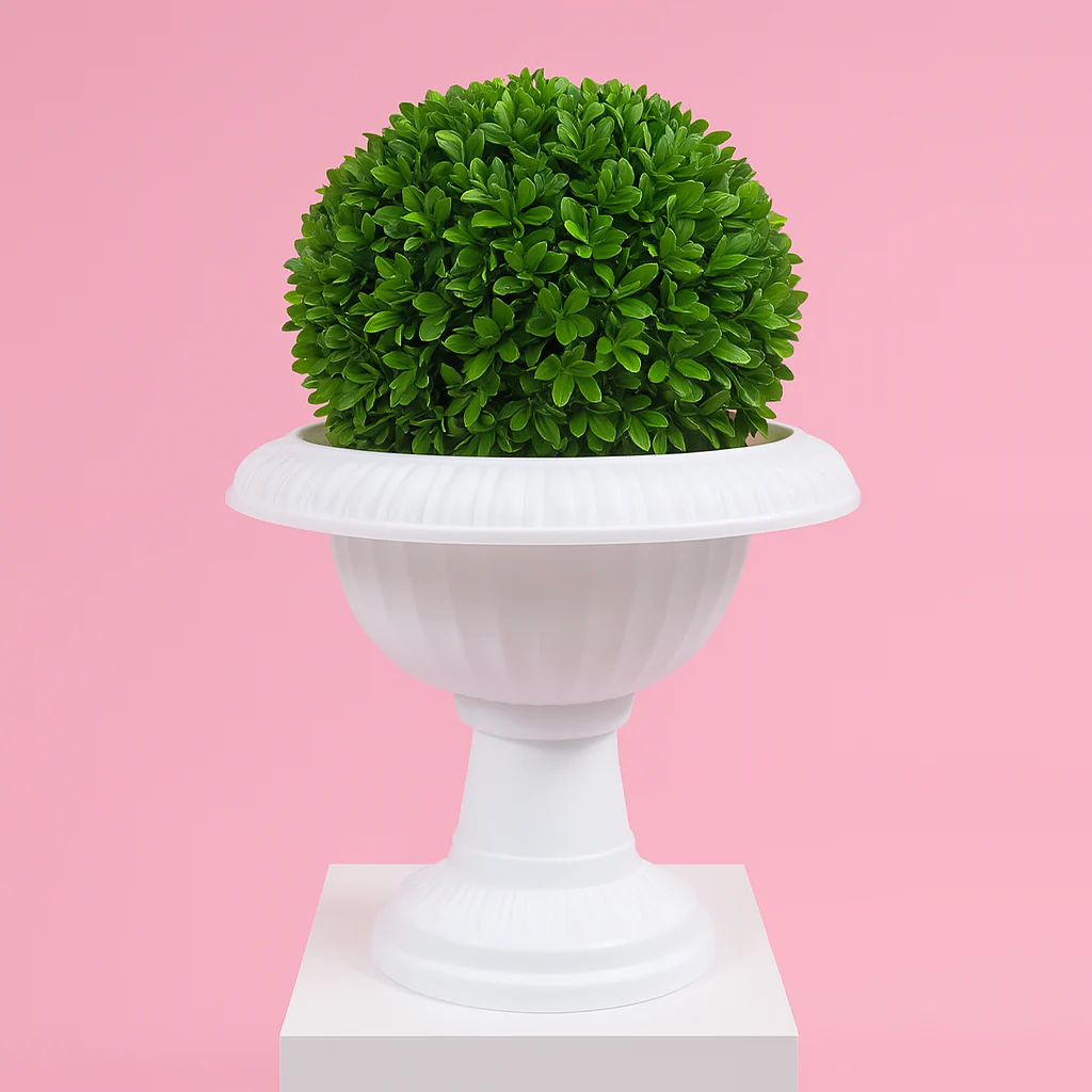 Vintage PVC Urn Centrepiece Vase (33cmH)