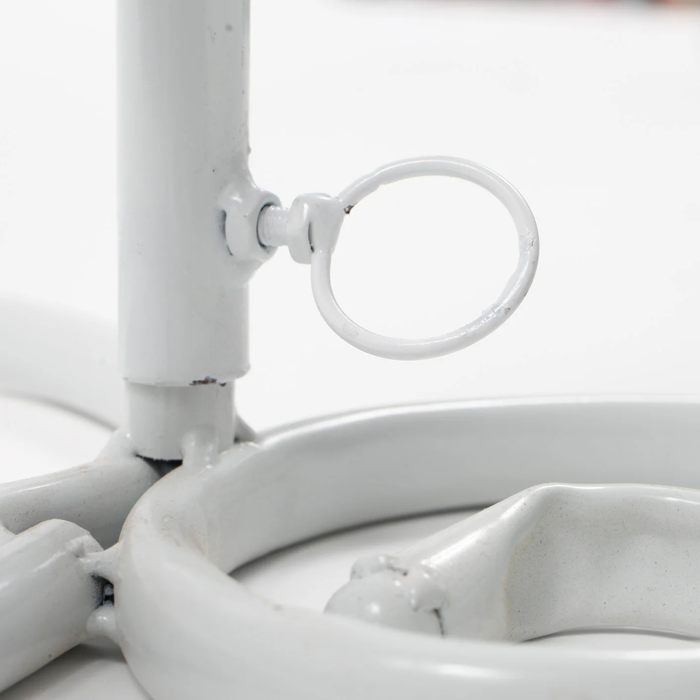 Vintage Scroll Wedding Arch / Stand - White - Image 5
