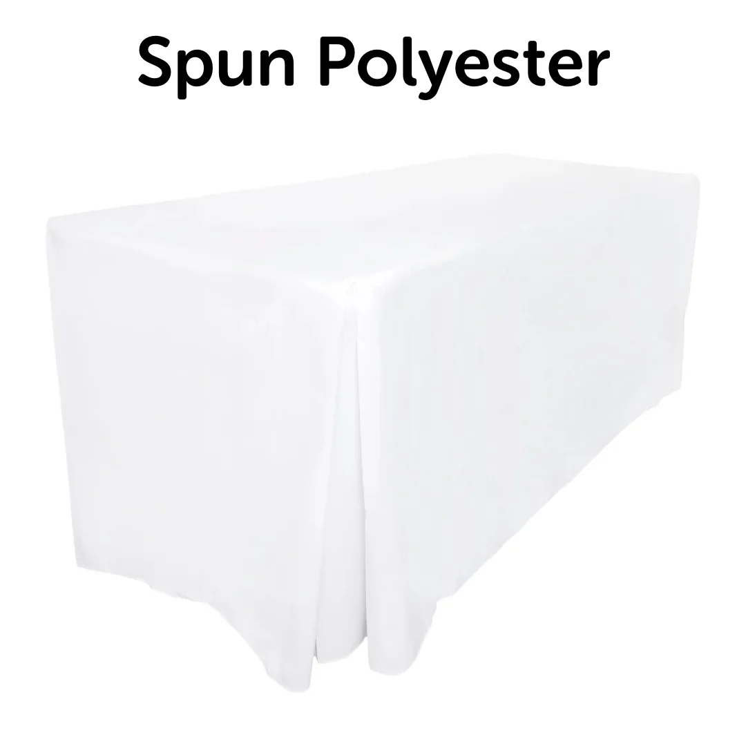 Premium Fitted Tablecloth - White (6ft)