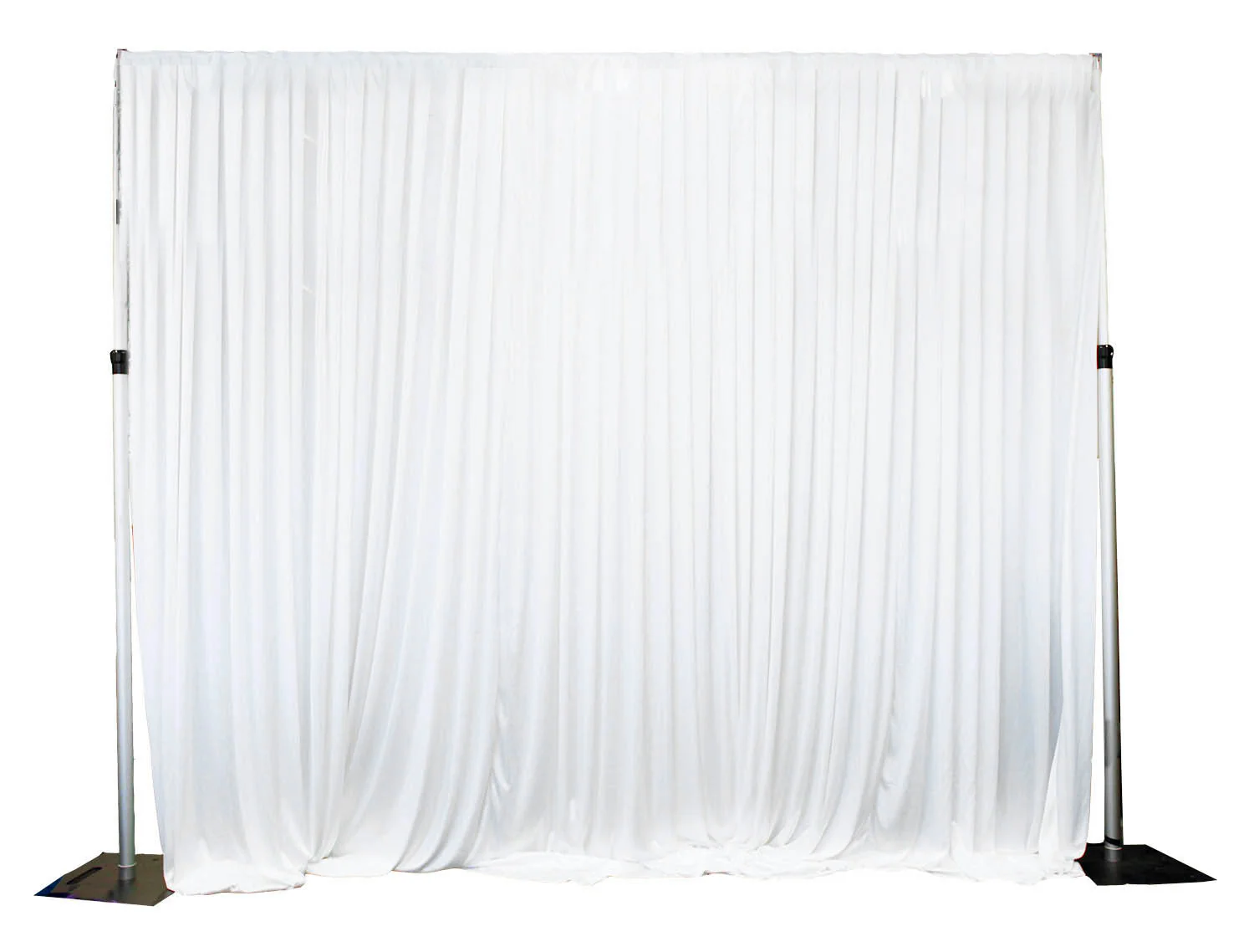 Ice Silk Satin Backdrops - No Swag - White (3x3m)