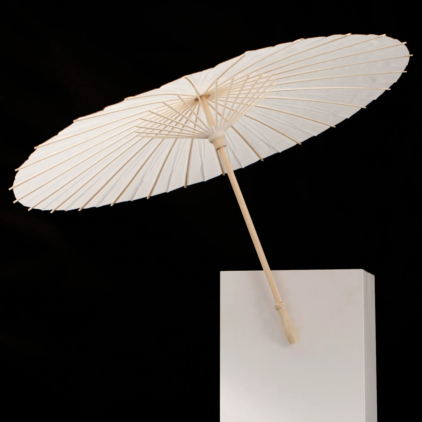 Paper Wedding Umbrella Parasol - White