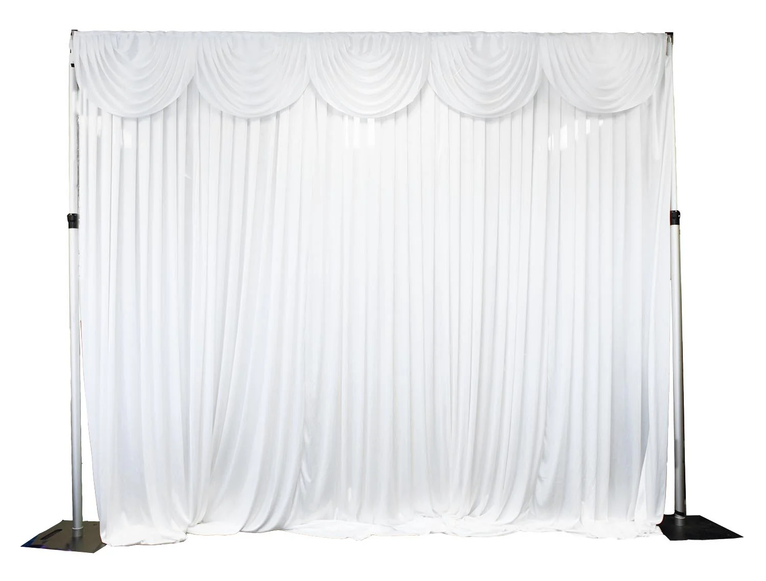 Ice Silk Satin Swag - White (3m) - Image 3